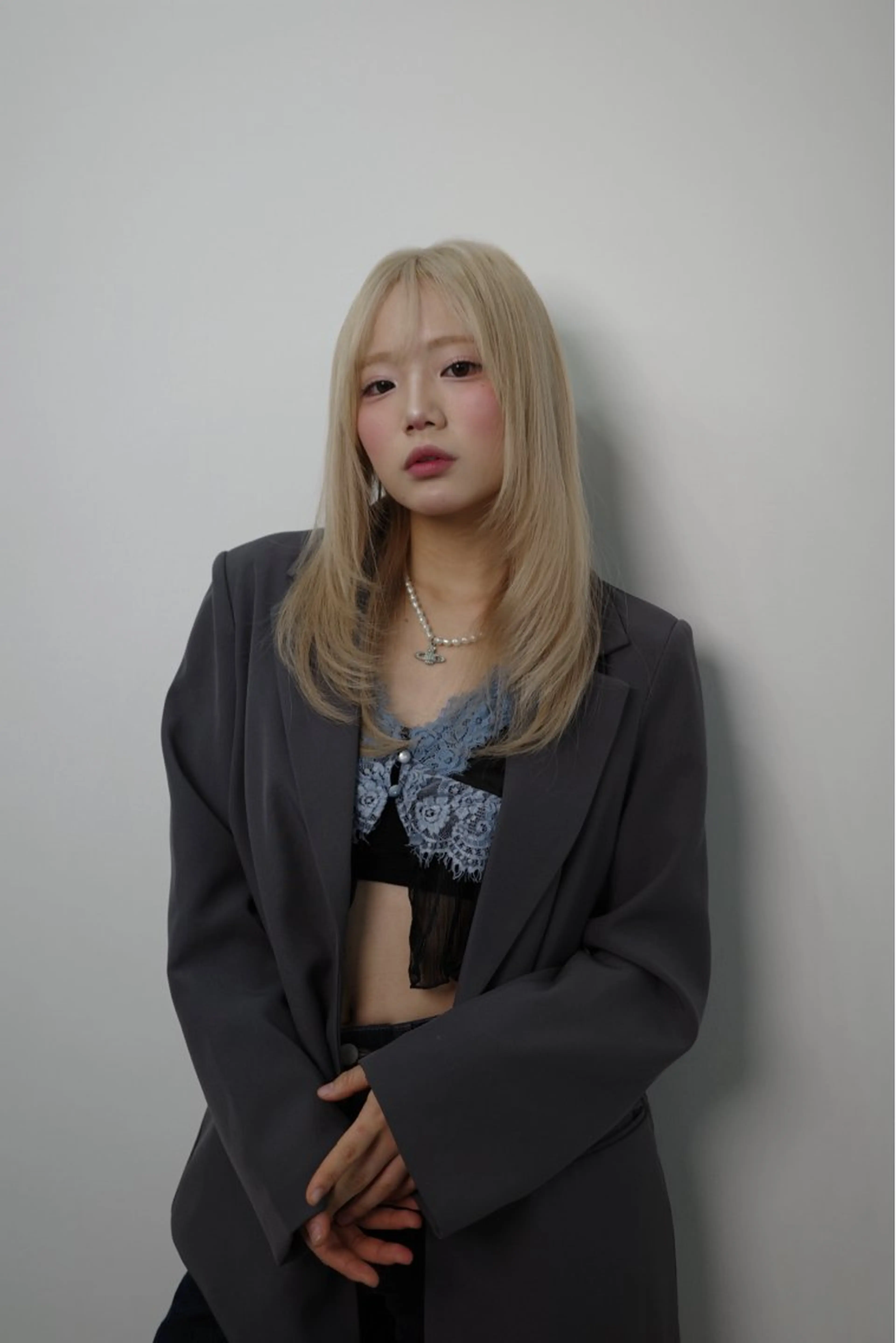 ロング 顔まわりレイヤー 伸ばしかけ レイヤーカット 小顔カット カット 🌈高田大夢似合わせ 透明感カラー🌈のヘアスタイル