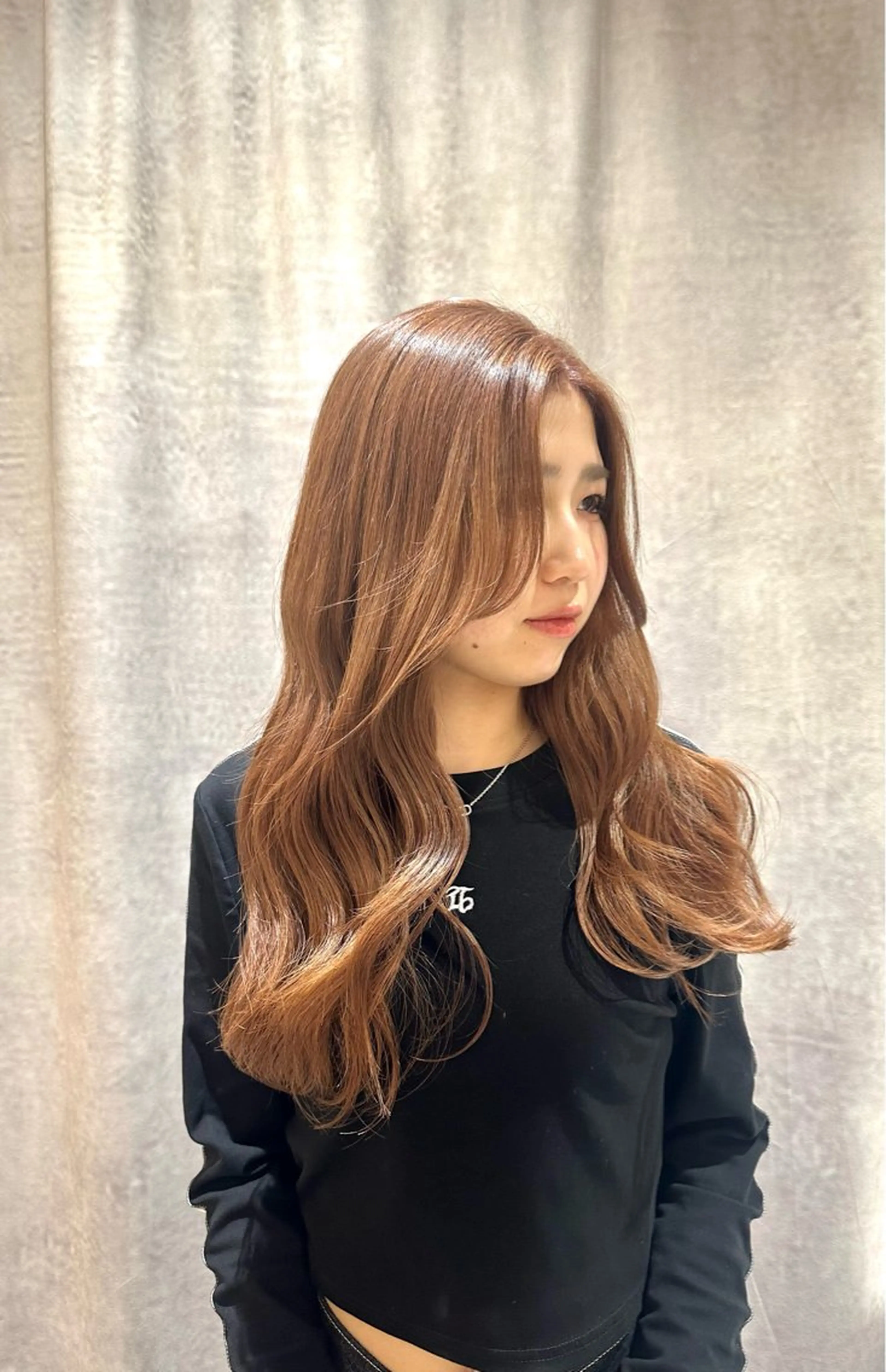 ロング カラー 大口 楓のヘアスタイル