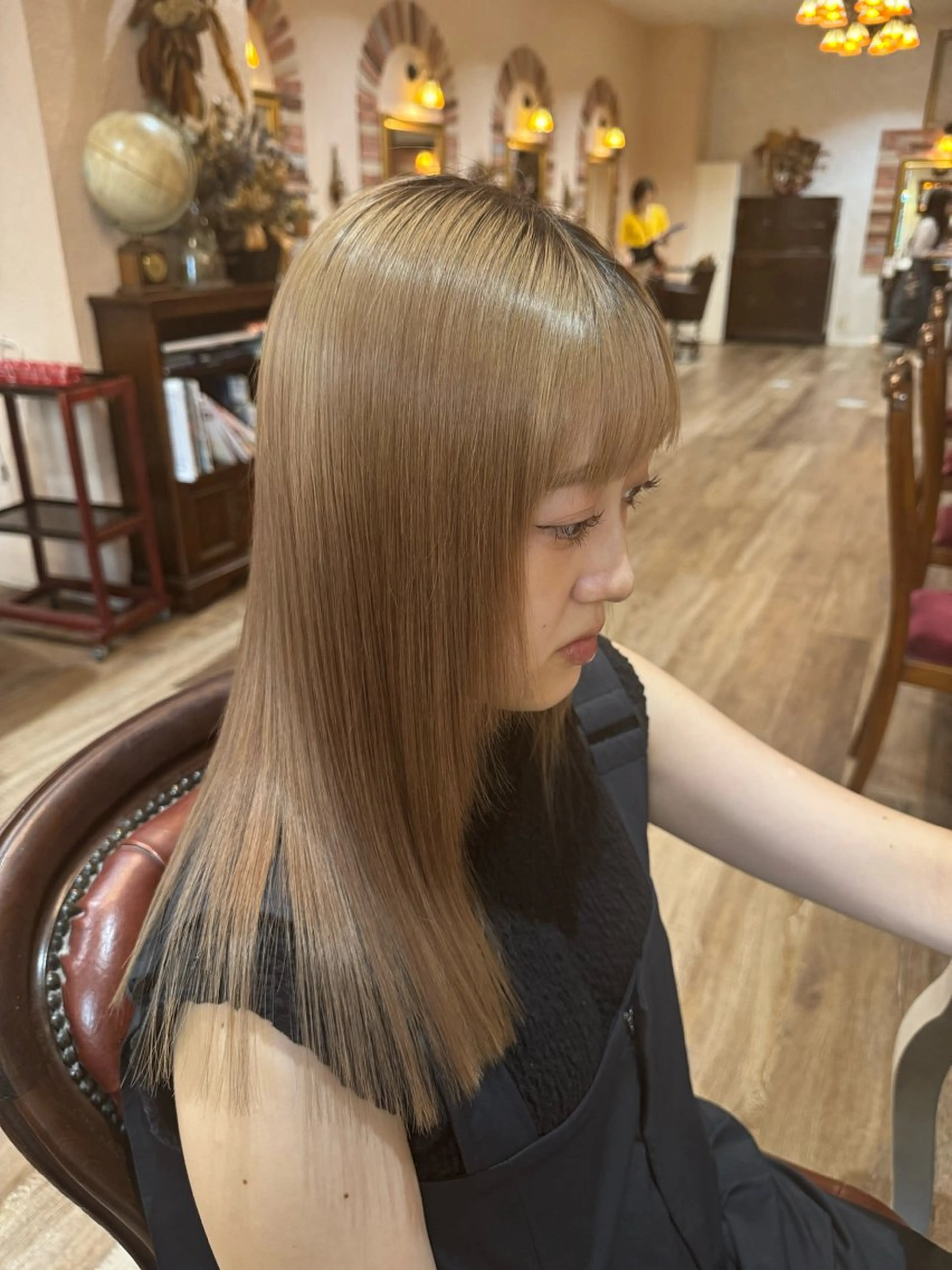 ロング 笠井 彩花のヘアスタイル