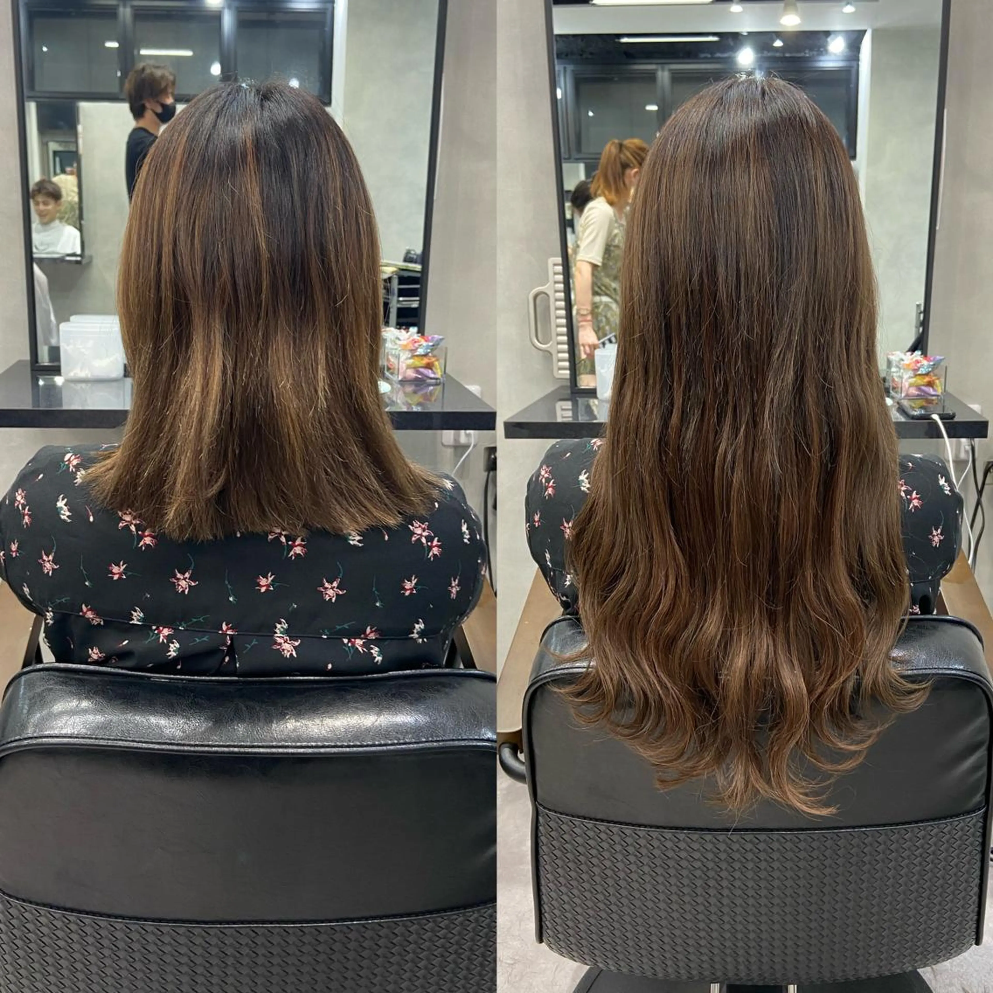 セミロング カラー ヘアアレンジ ar+ ❤︎ maiのヘアスタイル