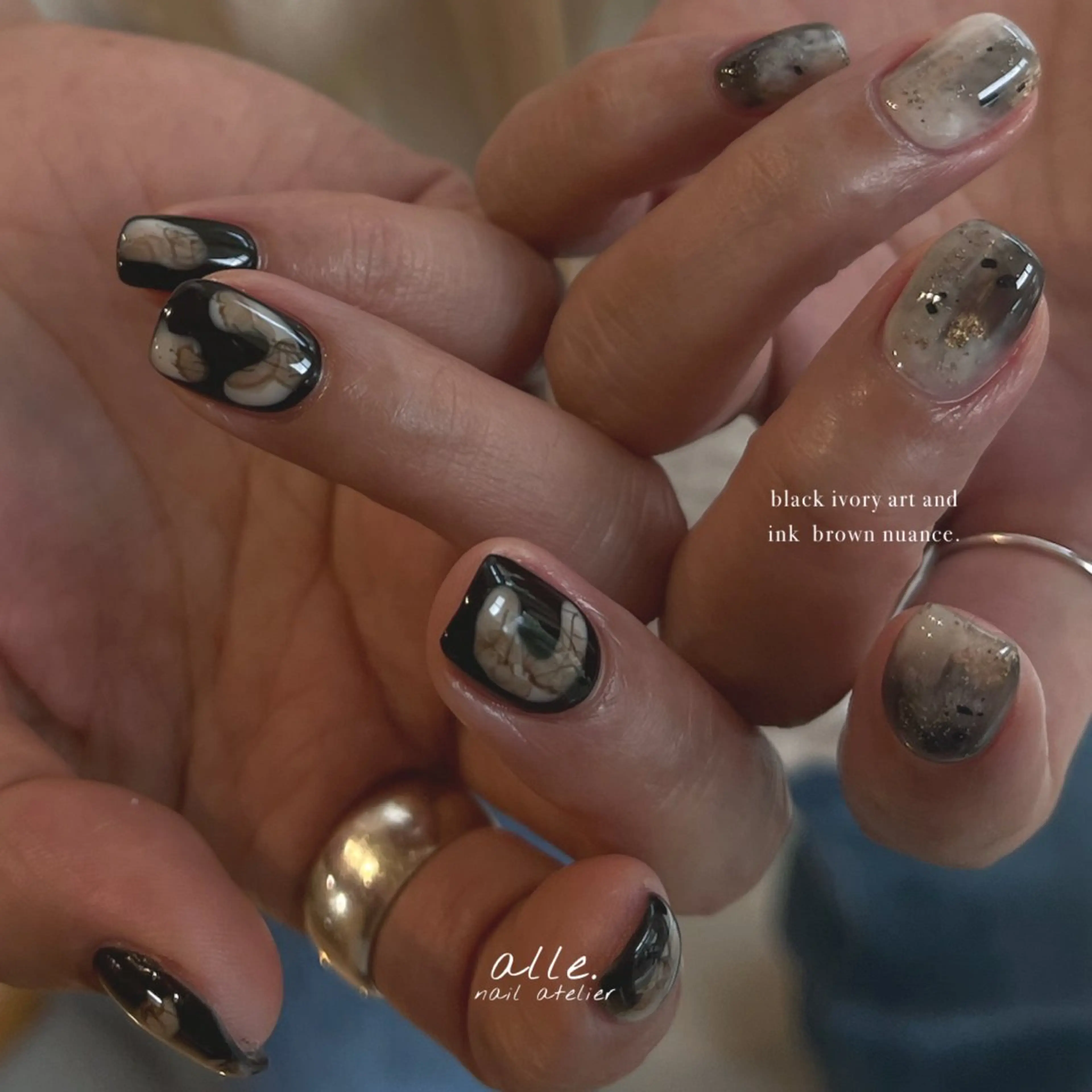 ネイル ハンドネイル atelier alle.のネイルデザイン