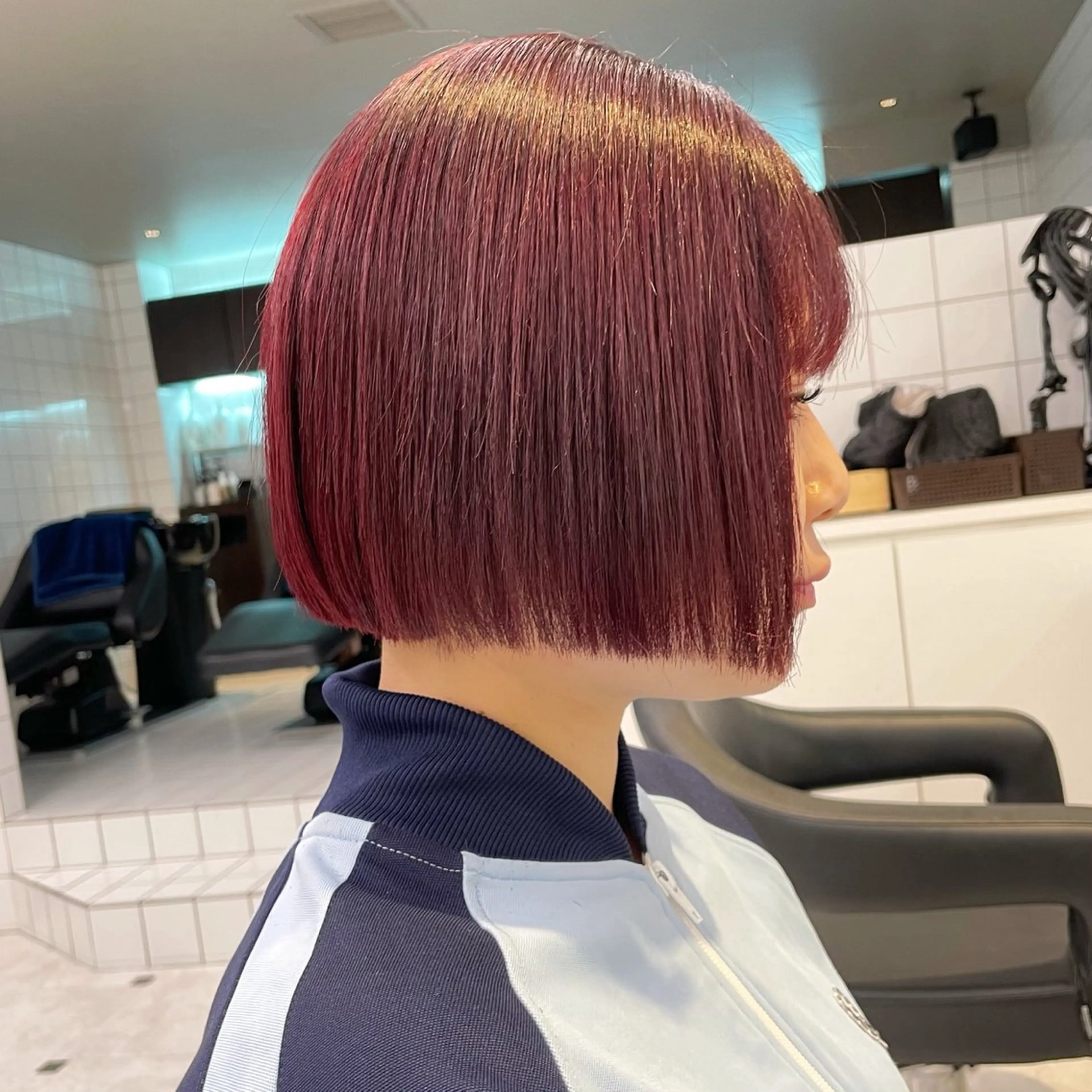 ショート カラー カット ヘアカラー 縮毛矯正 Salowin池袋East 店3F所属・【美髪矯正/絹髪】 🎀hinano🎀のヘアスタイル