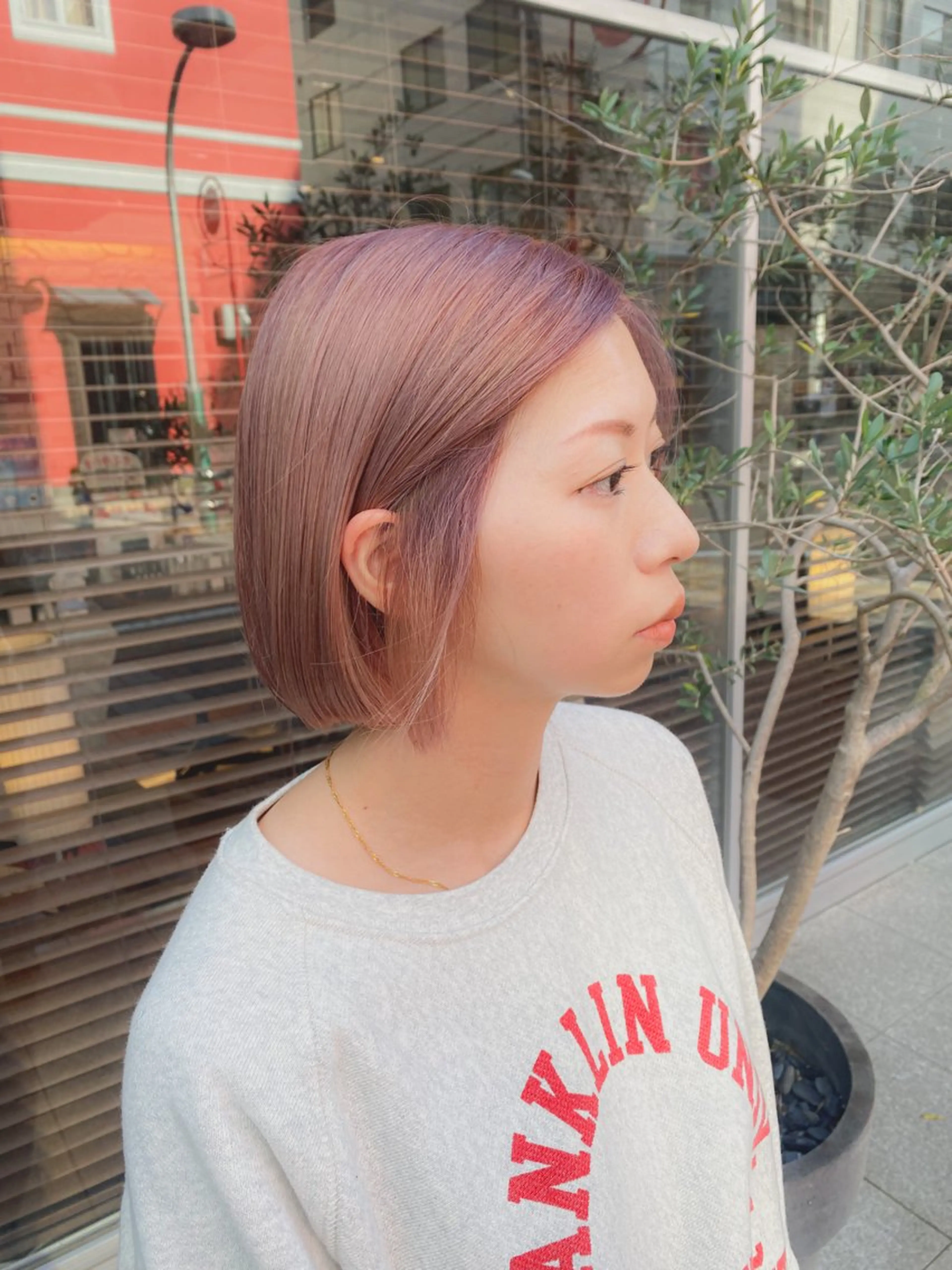 ショート カット ヘアカラー トリートメント maika /layer cutのヘアスタイル