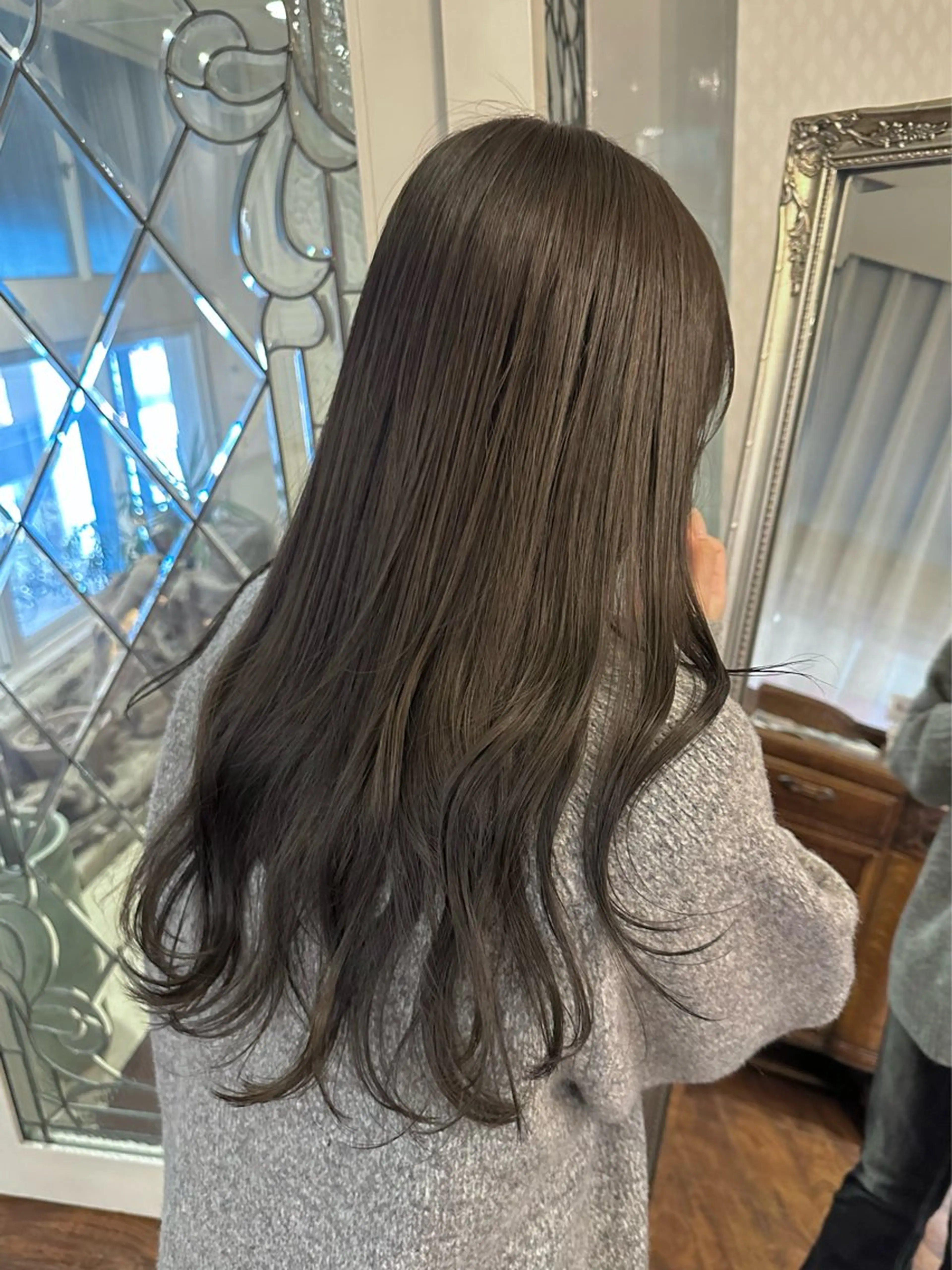 ロング カット ヘアカラー 四日市/レイヤー /似合わせカットのヘアスタイル