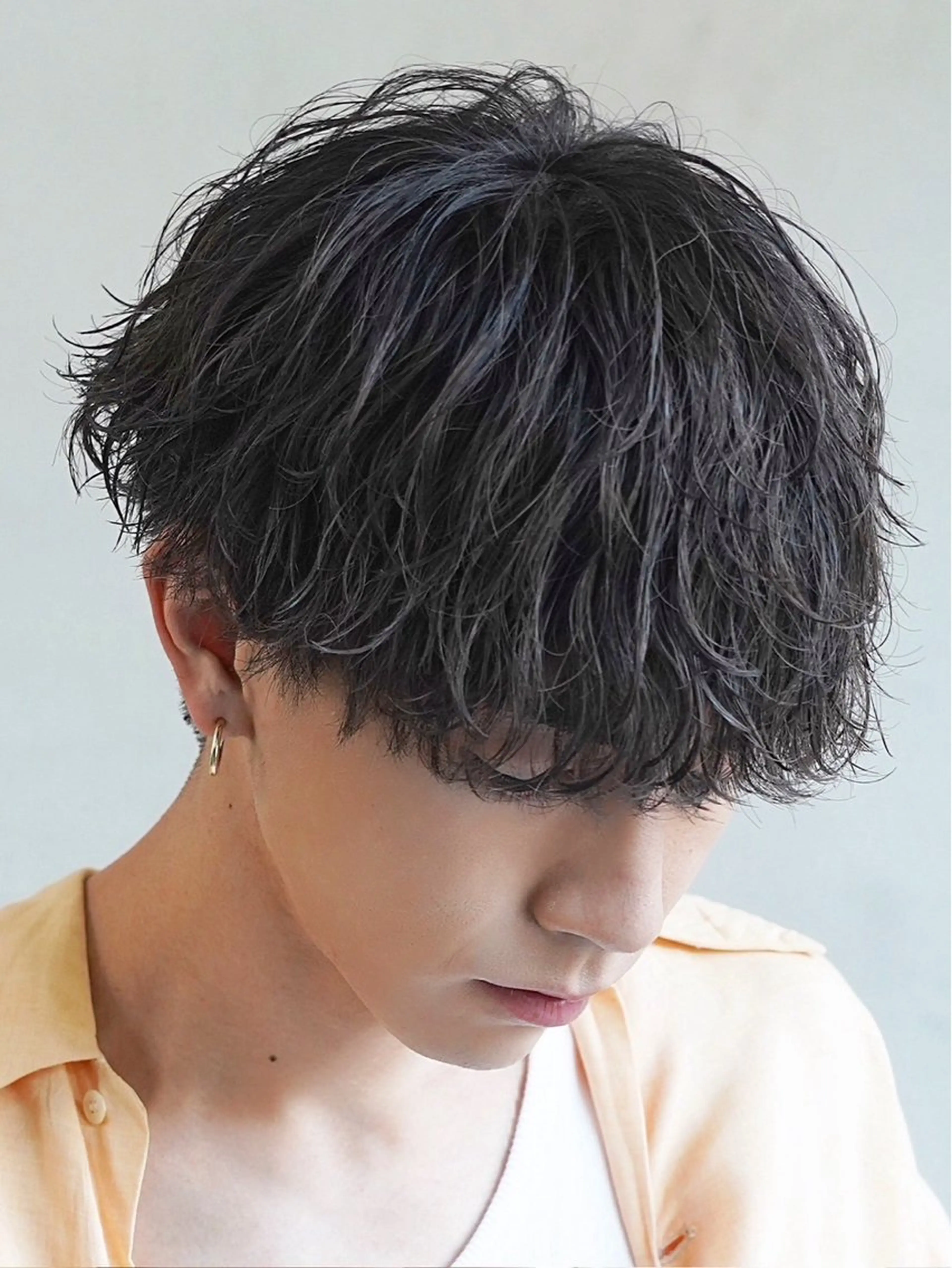 ショート パーマ ヘアアレンジ メンズ マッシュ メンズパーマ 波巻きパーマ スパイラルパーマ カット パーマ トリートメント fifth_Oita 安藤海哉のヘアスタイル