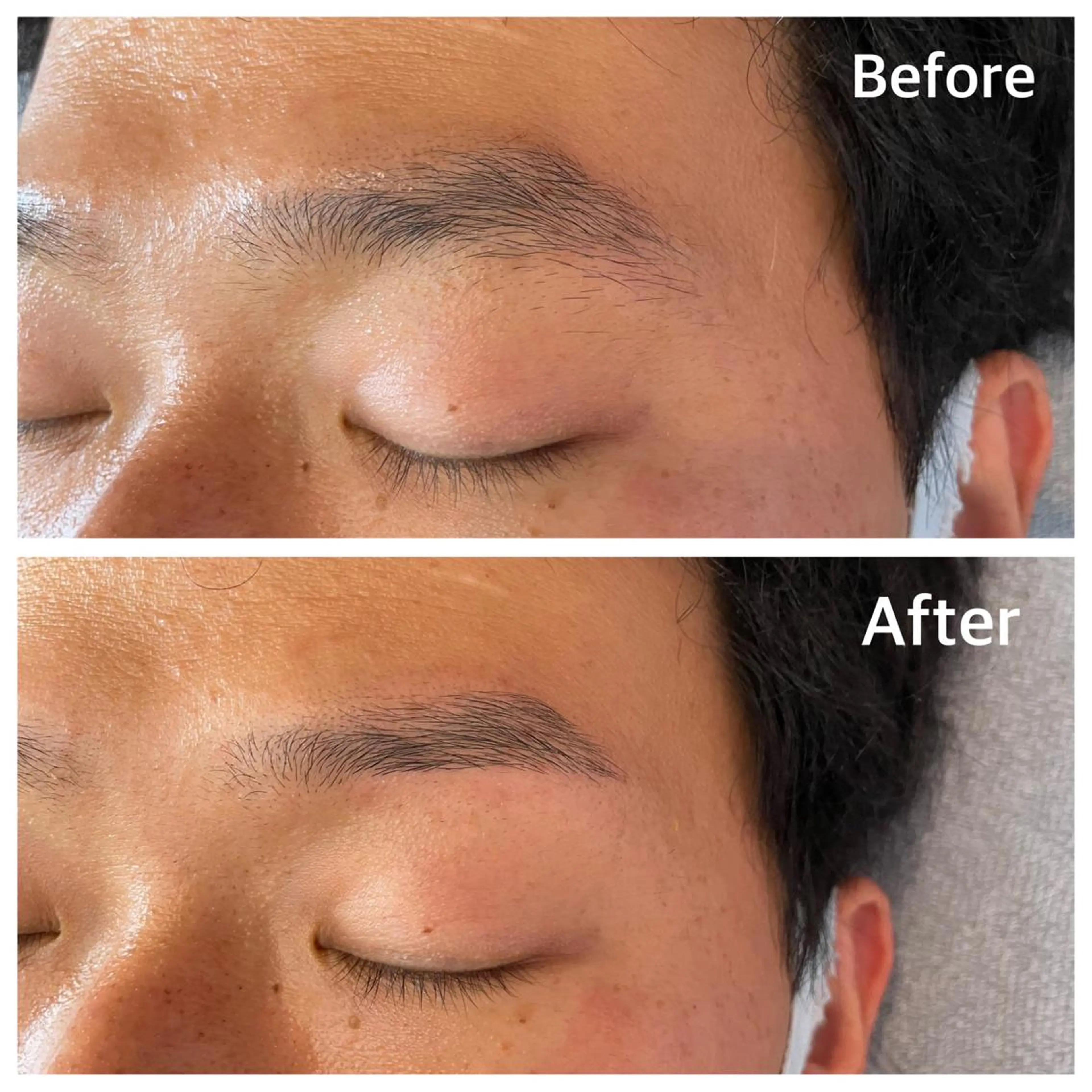 アイブロウ メンズアイブロウ 眉毛ワックス脱毛 ラヴィール Ravirのマツエク・マツパデザイン