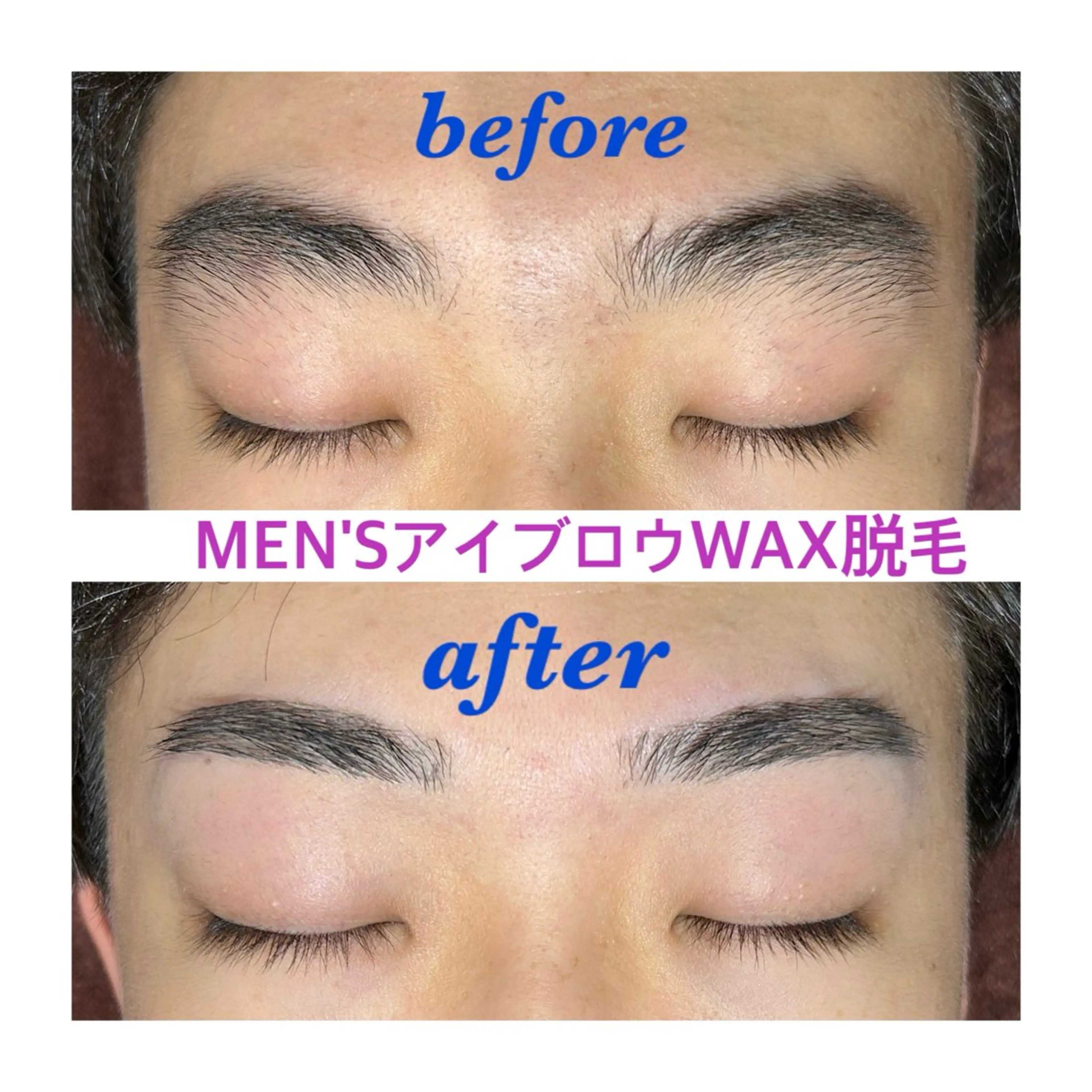 メンズ アイブロウ soposilma 🧸今季OPENのマツエク・マツパデザイン