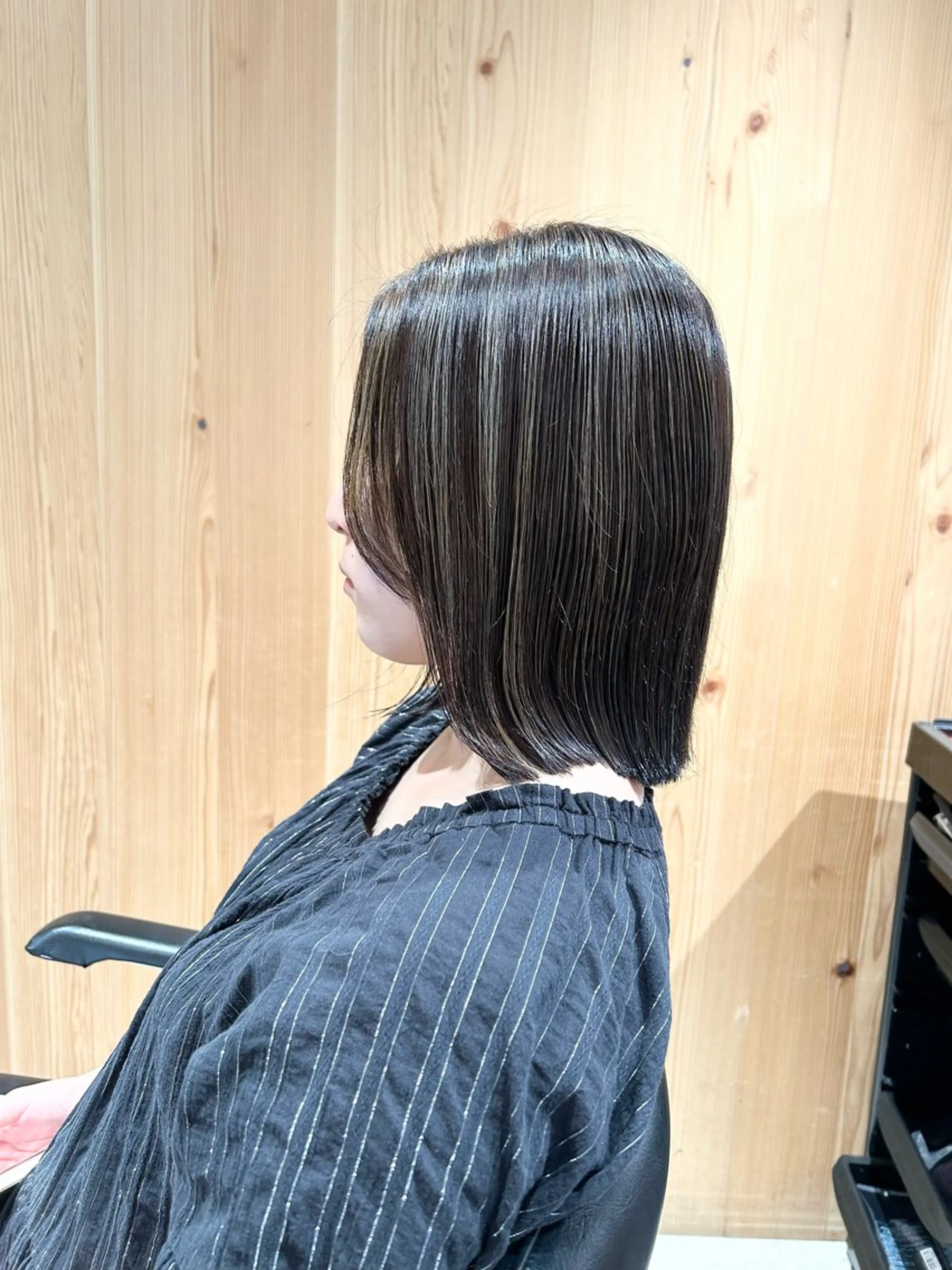 ショート カラー ハイライトカラー ボブ ハイライト カット ヘアカラー GO TODAY  SHAIRE  SALON   渋谷モディ所属・スキバサミを使わない カット🌼唯🌼のヘアスタイル