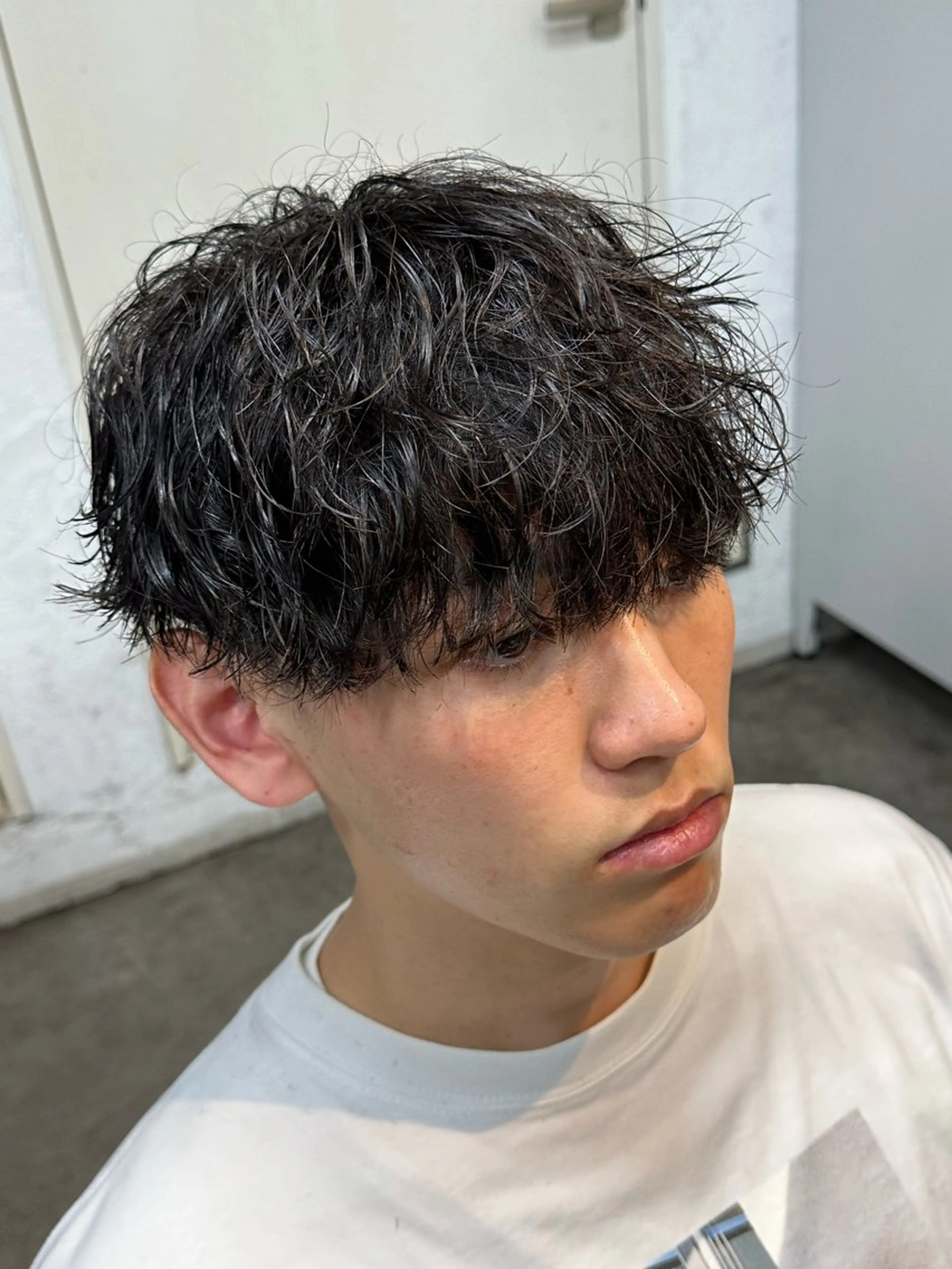 パーマ メンズ パーマ fifth men's原宿所属・fifth/原宿/ シャドウパーマ/カズのヘアスタイル