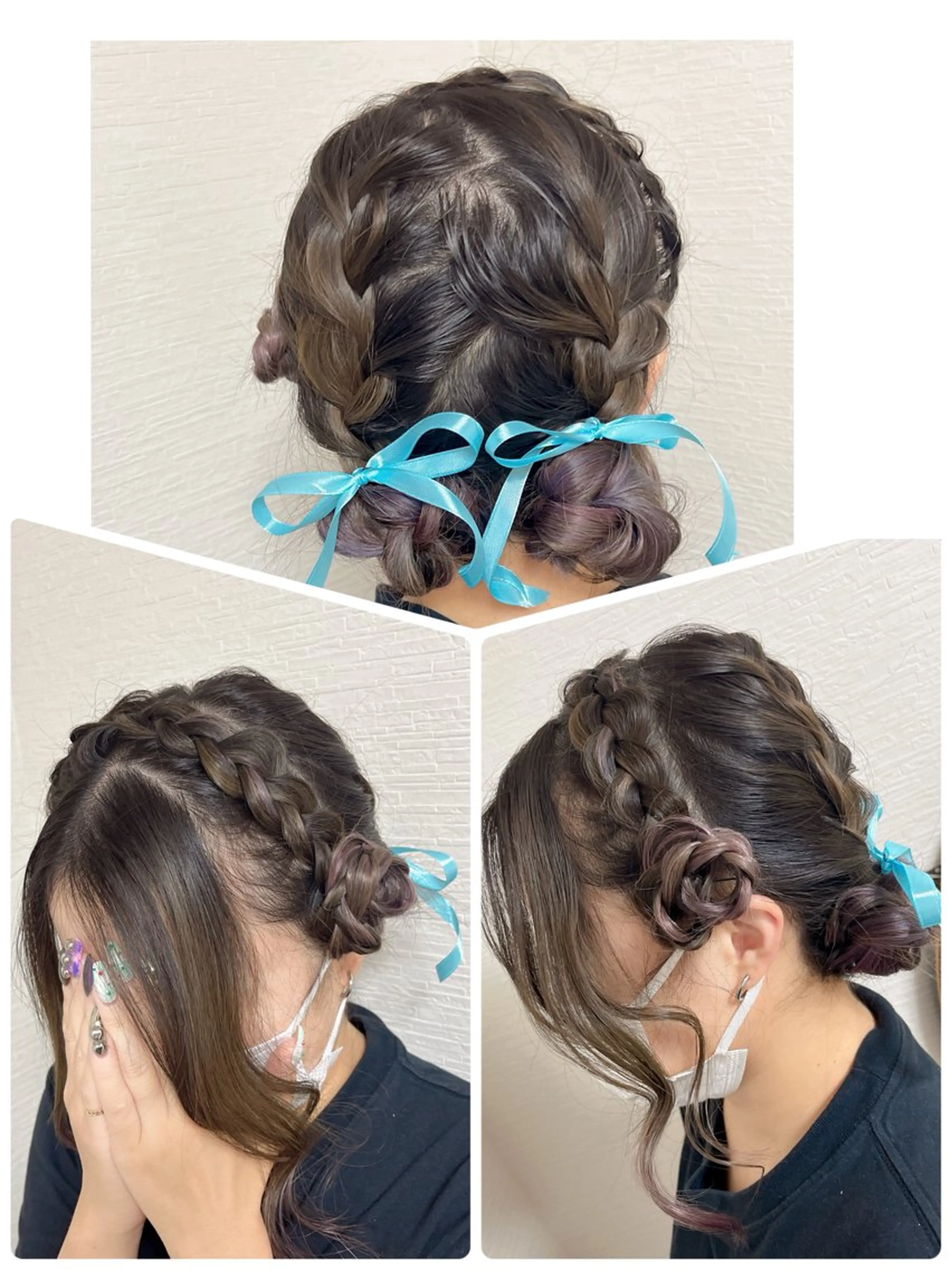 ヘアアレンジ カチューシャ Monleve 井上恵のマツエク・マツパデザイン