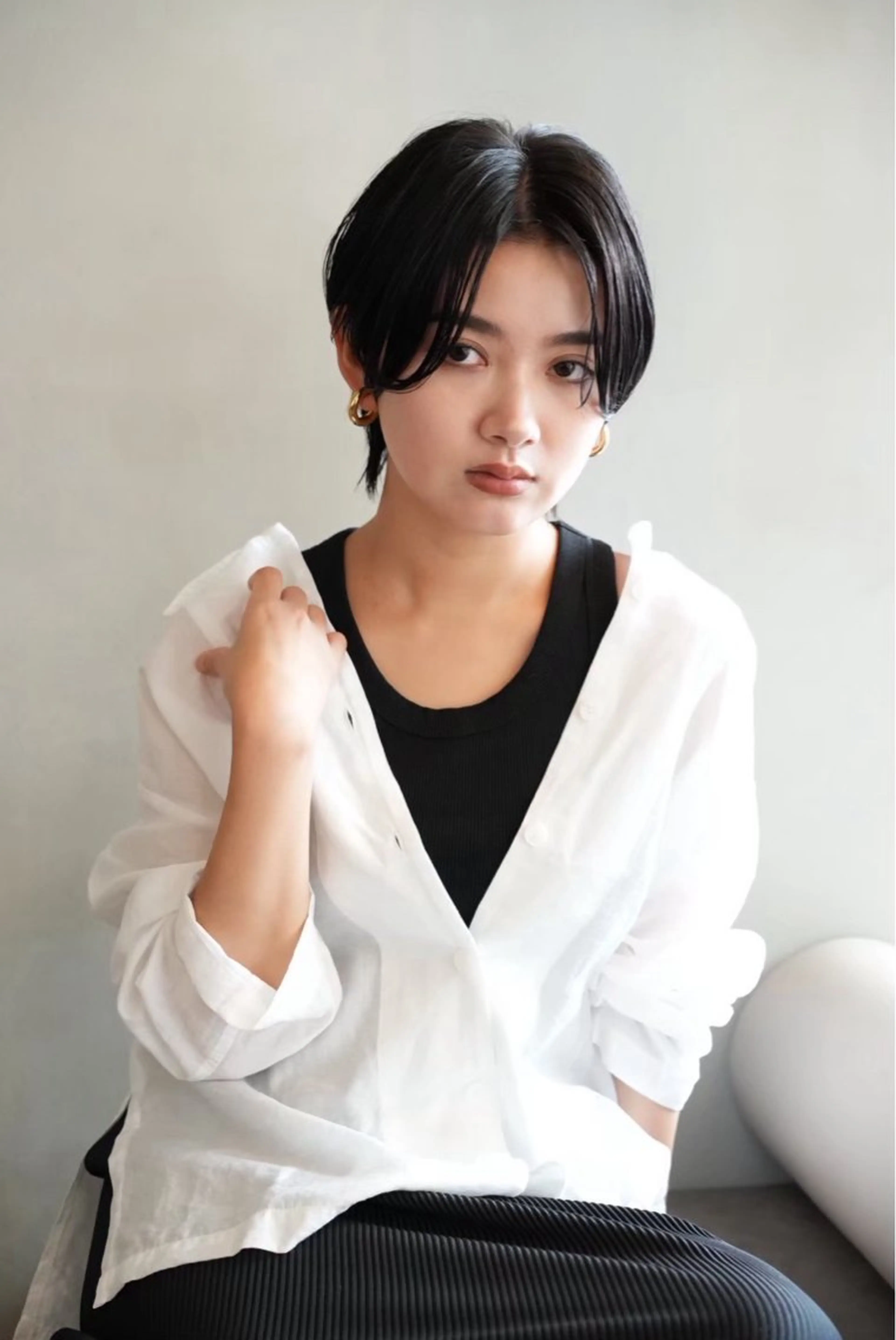 ショート カラー 加賀 千聖 /soigneのヘアスタイル