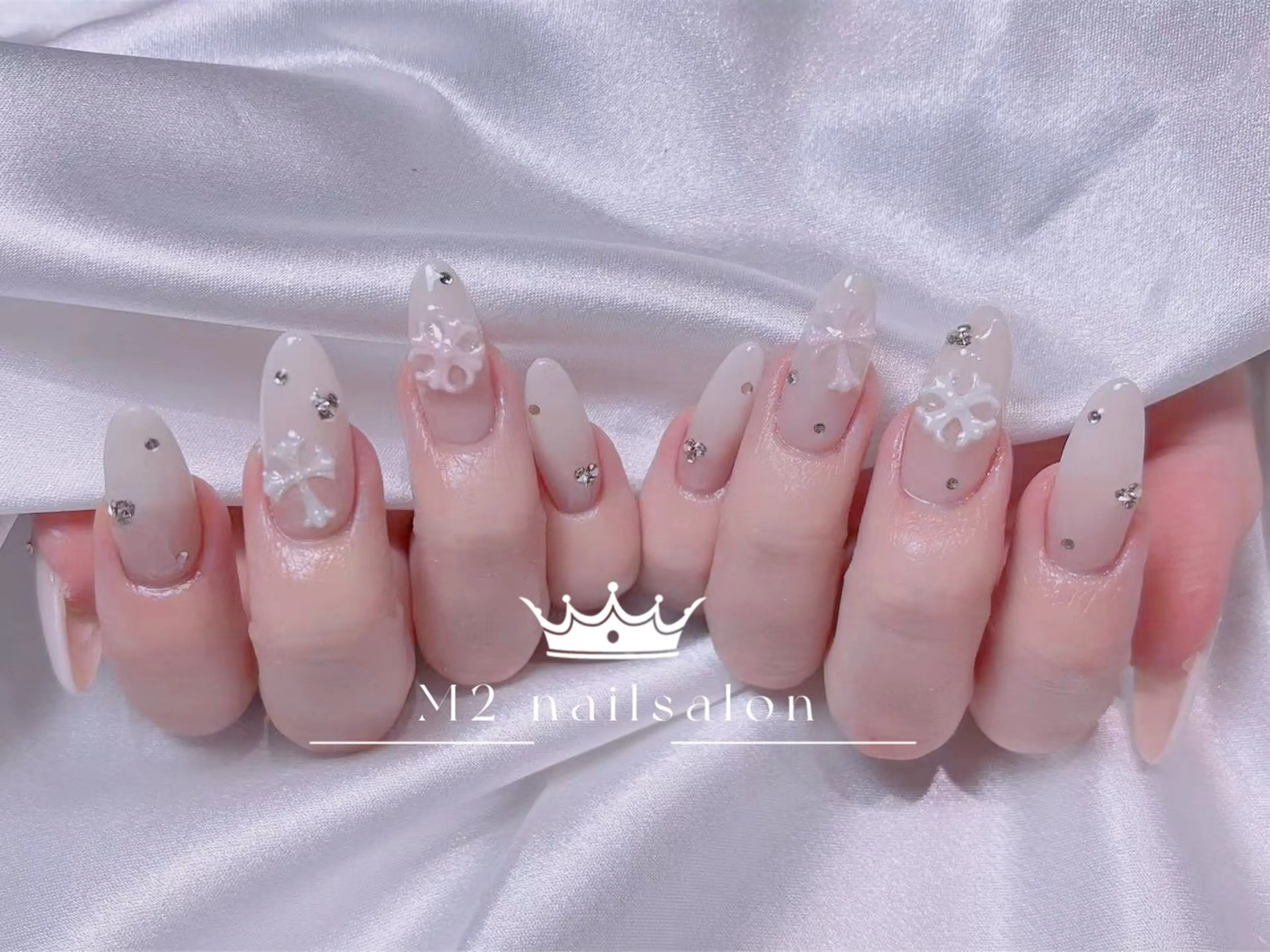 ネイル ハンドネイル 長さだし専門店 M2　rikaのネイルデザイン