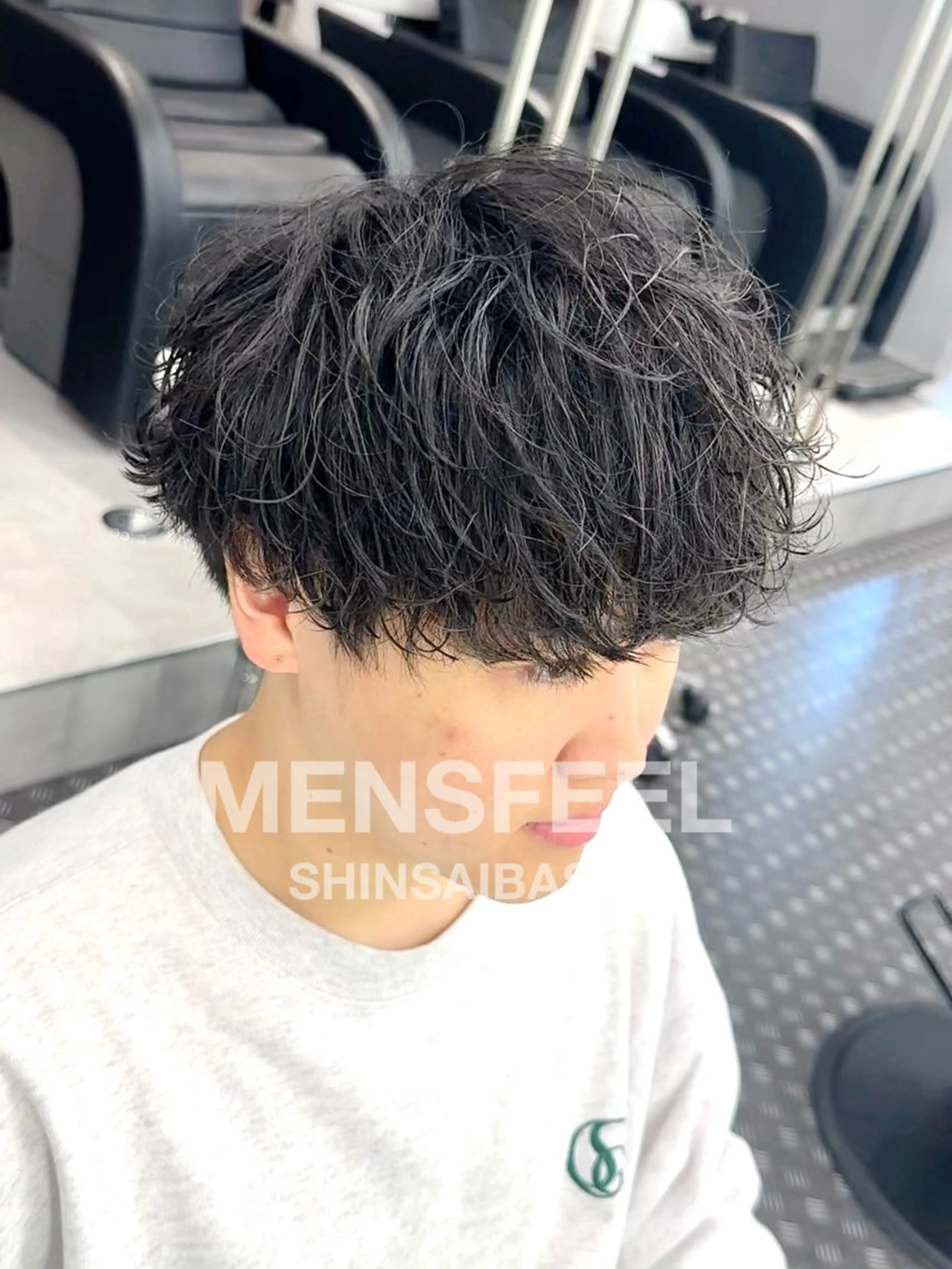 ミディアム MENS FEEL所属・メンズパーマが上手い 💇RYO❤️‍🔥のヘアスタイル