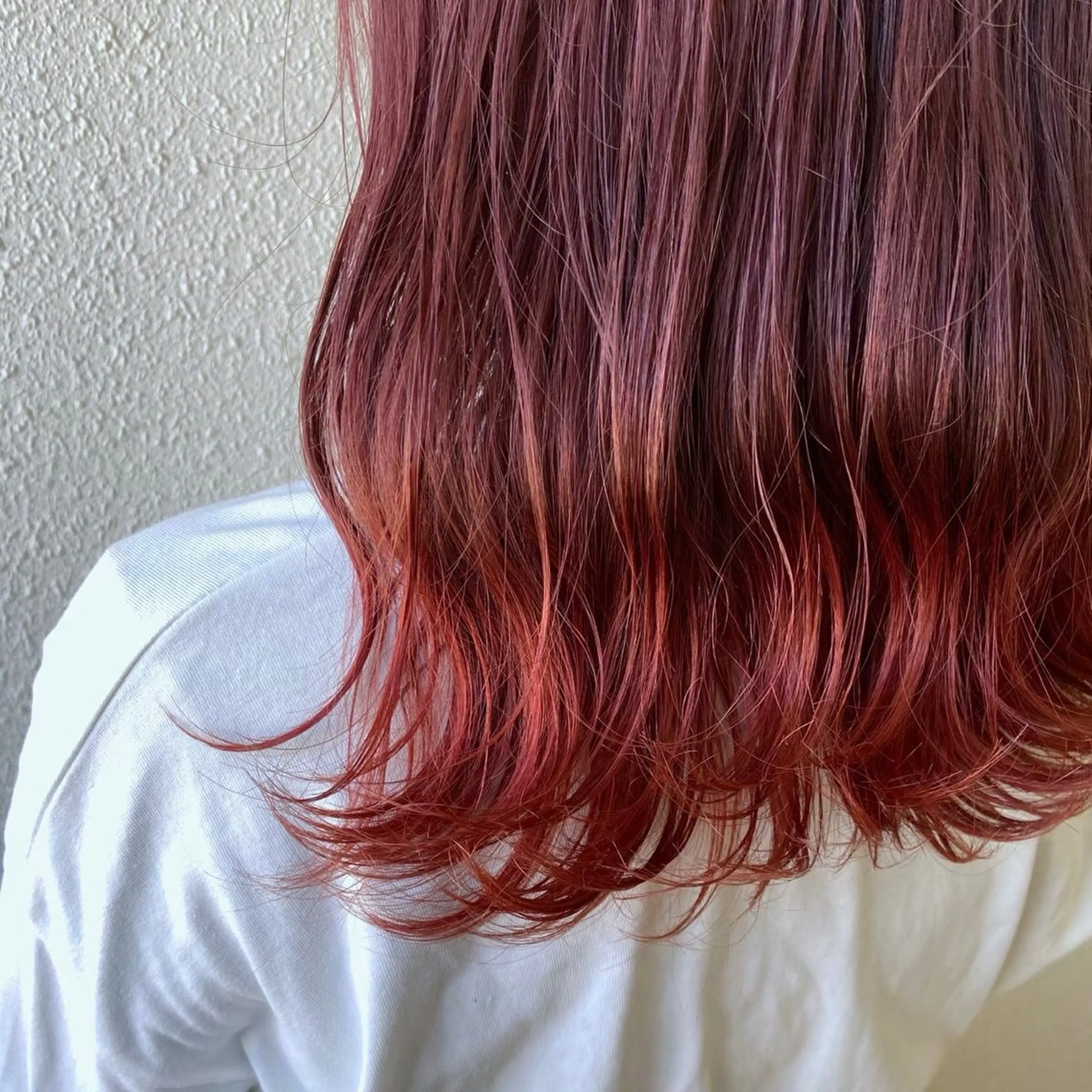 セミロング カラー カット ヘアカラー 🎀飯野 心咲のヘアスタイル