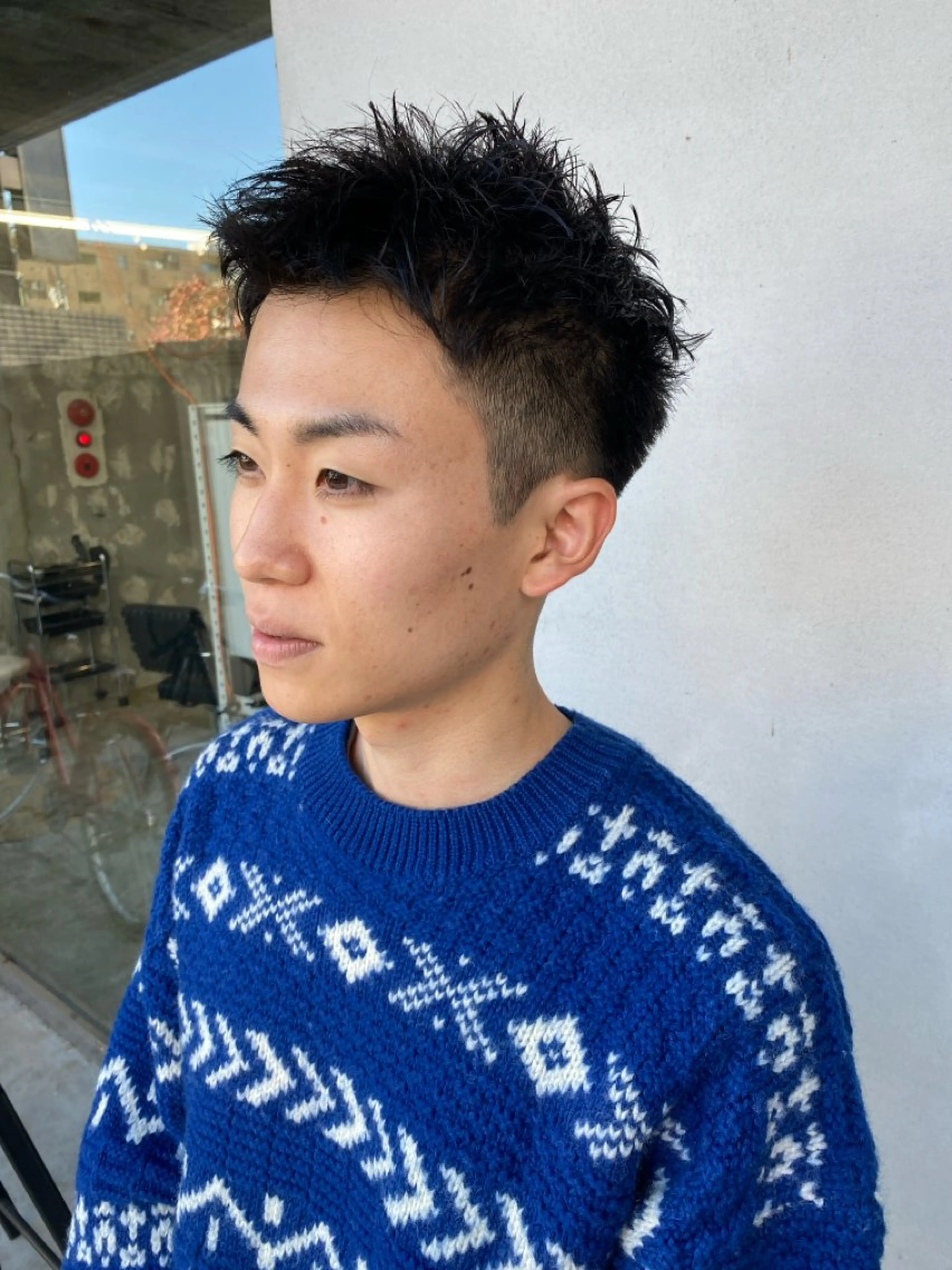 ショート メンズ 藤野 けいごのヘアスタイル