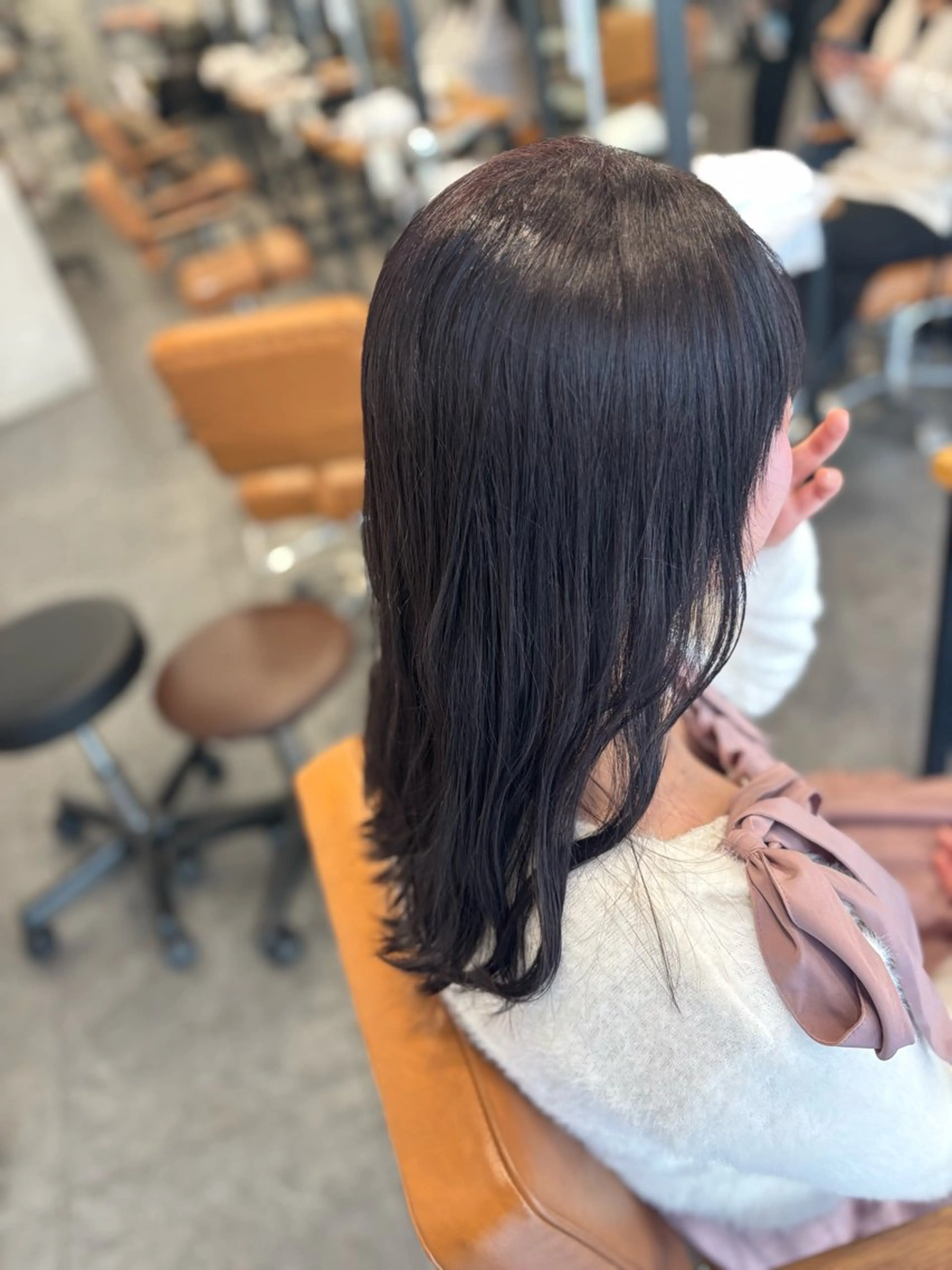 セミロング カラー ヘアカラー SHIAN【シアン】 🍒ゆな🍒のヘアスタイル