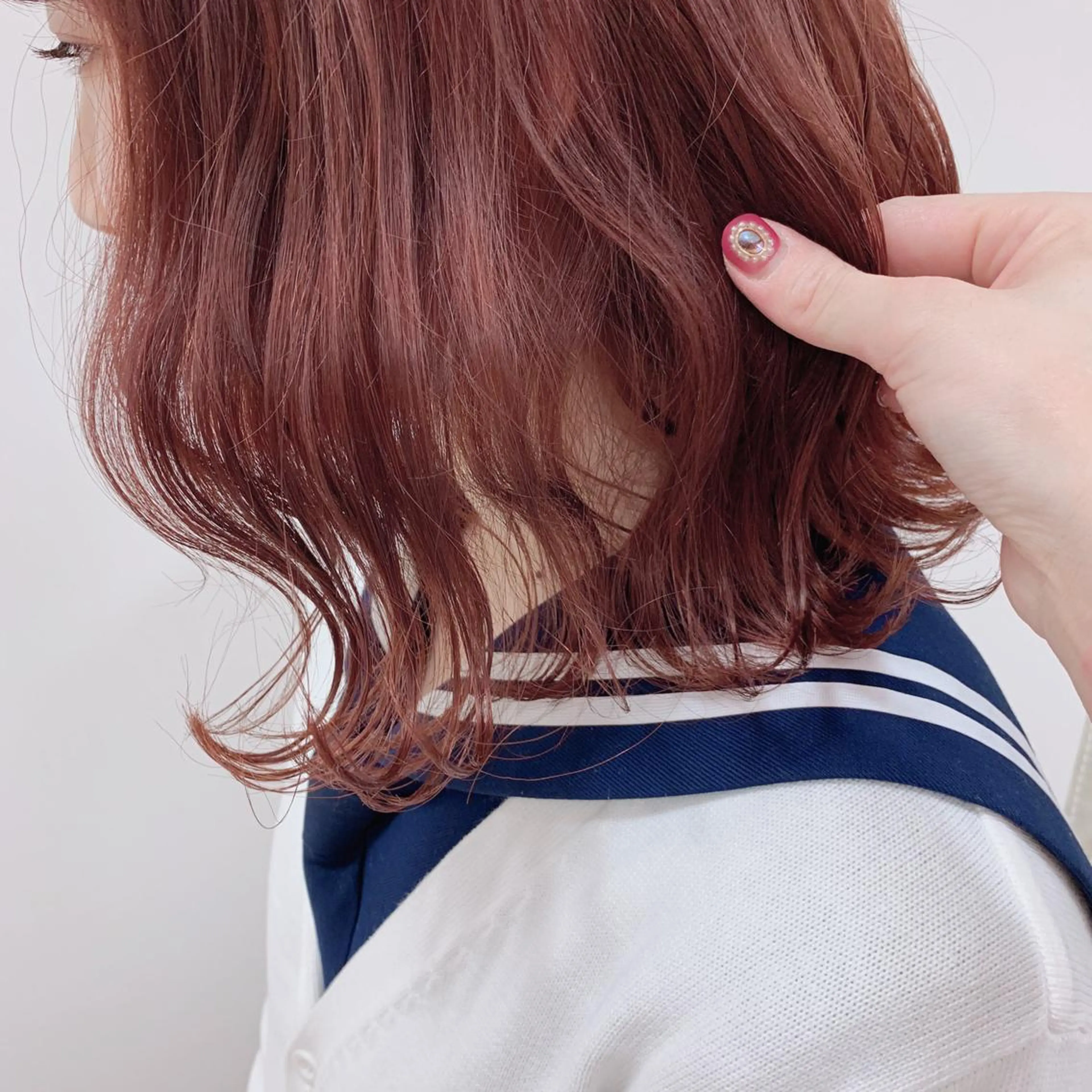 ミディアム カラー 暖色専門美容師🎀 お客様満足度◎のヘアスタイル