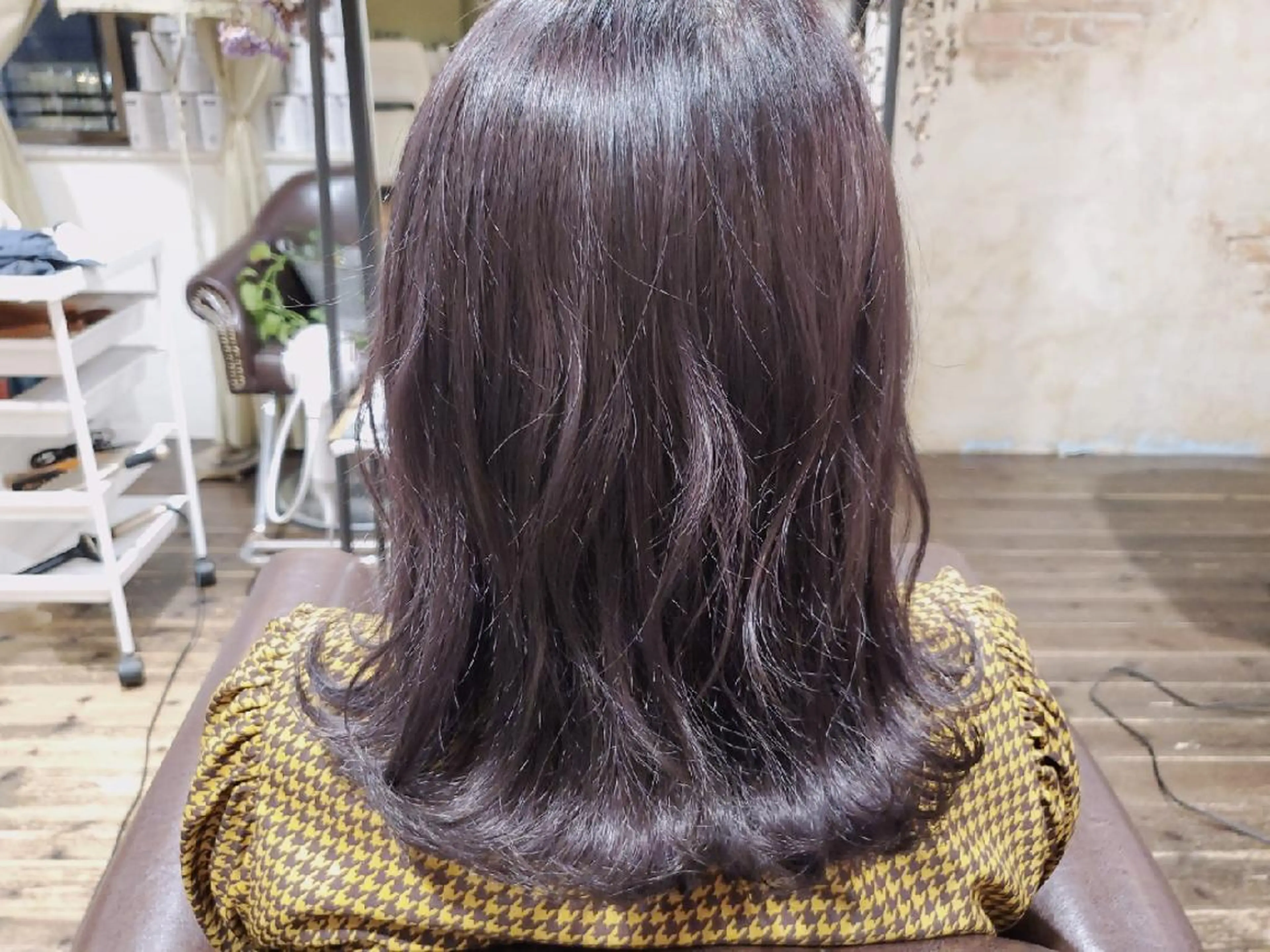 セミロング カラー パ ルのヘアスタイル