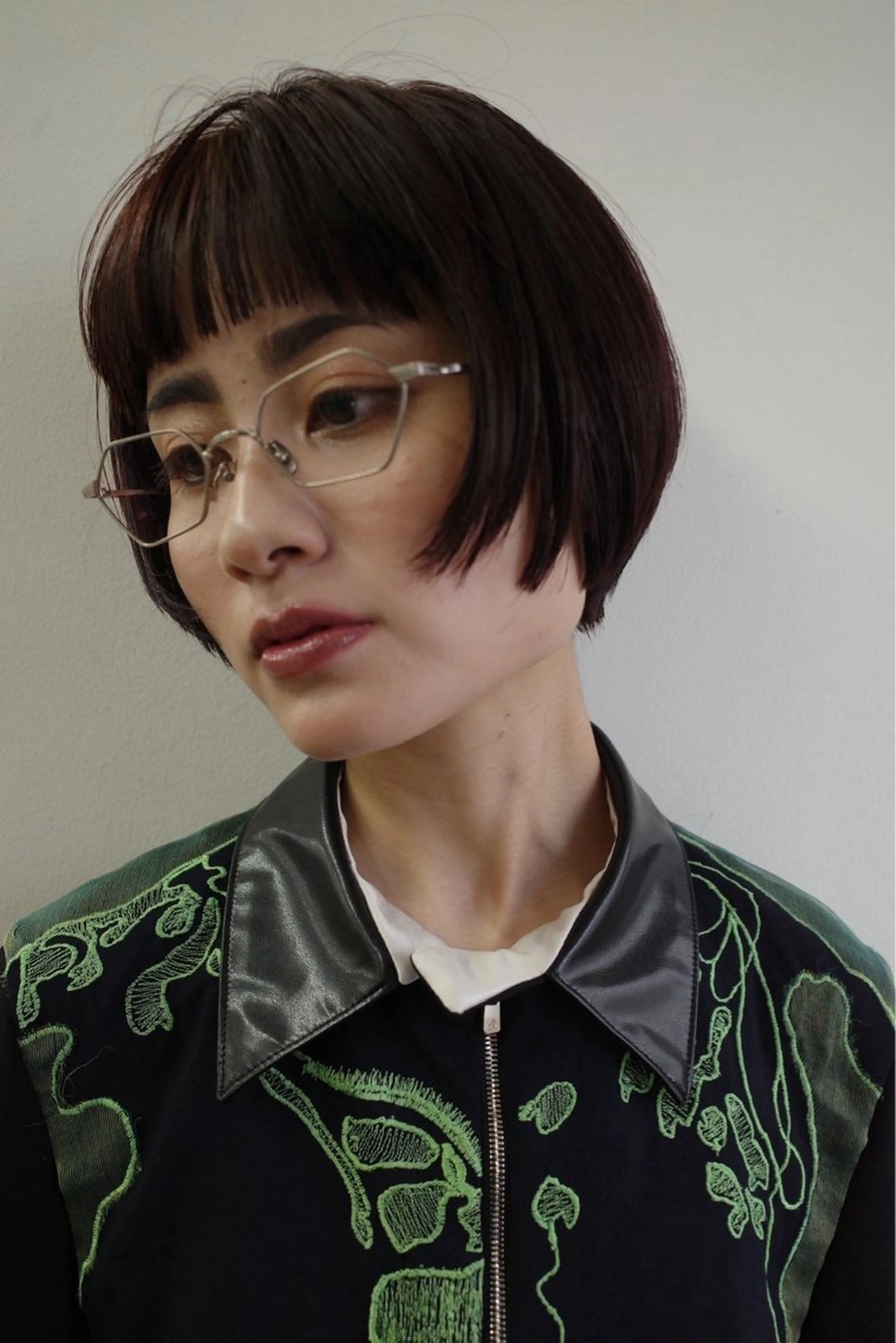 ショート カラー yiye   神宮前所属・manami /暖色 /カットモデル募集のヘアスタイル