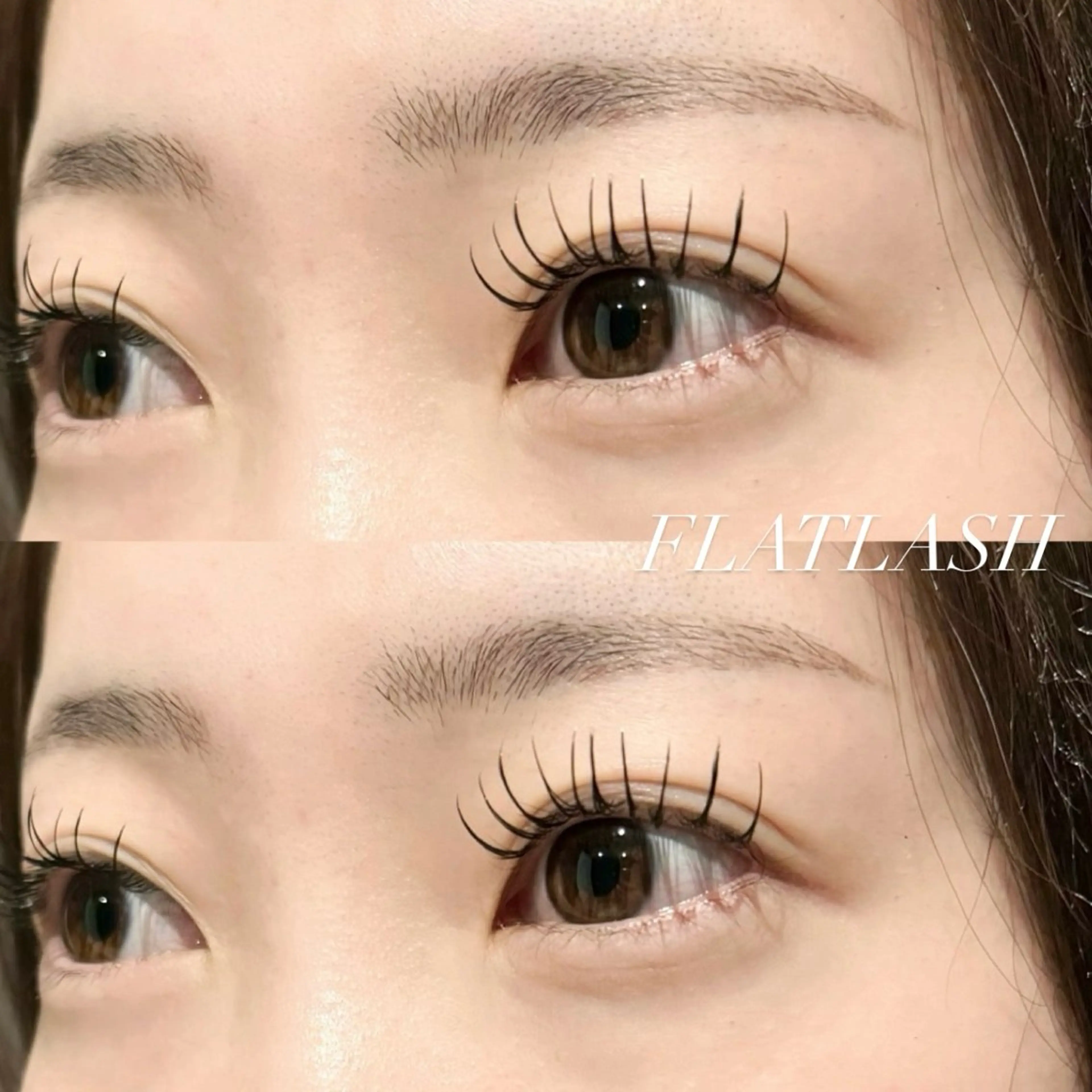 マツエク・マツパ フラットラッシュ トマツ ミユのマツエク・マツパデザイン