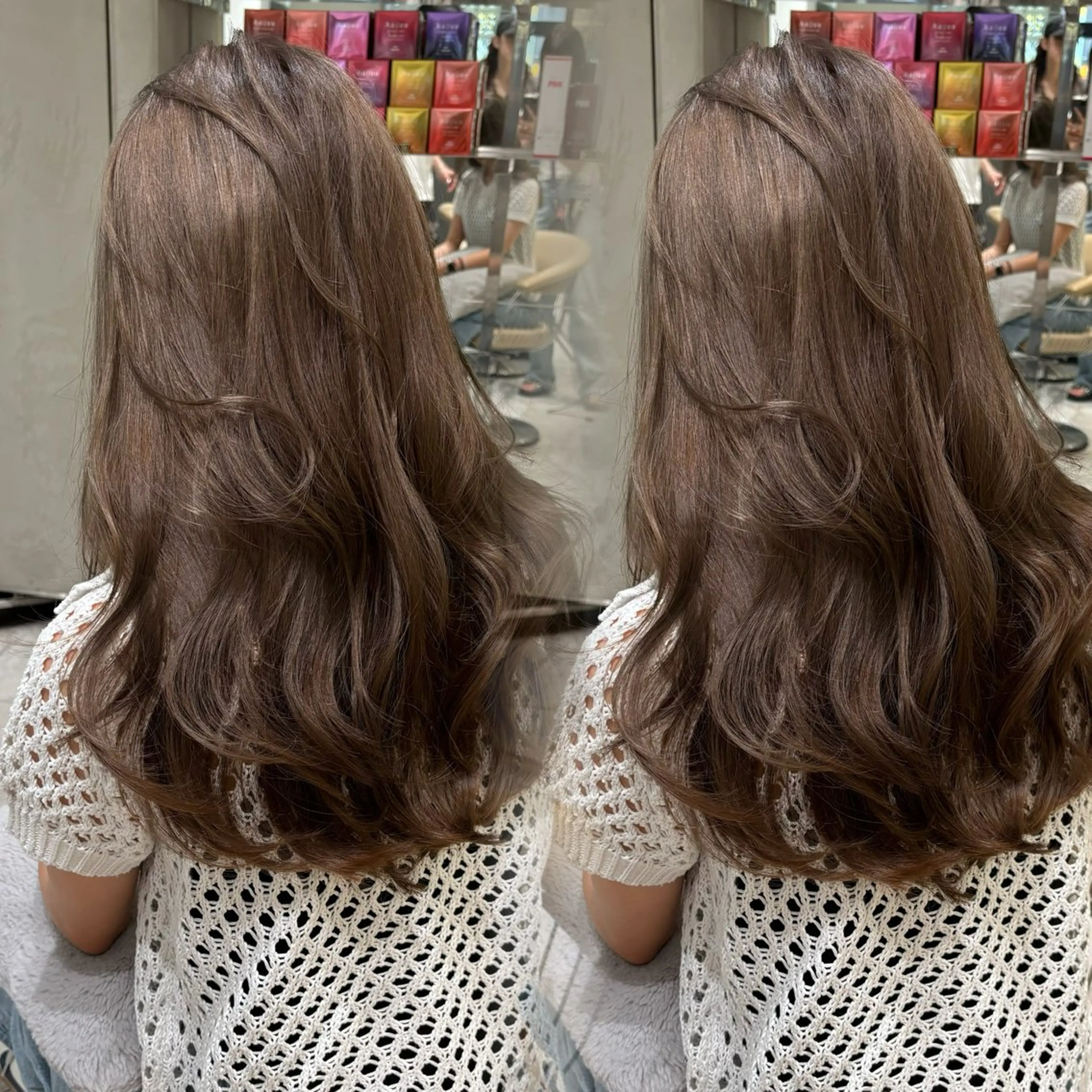 ロング カラー 縮毛矯正/美髪カラー 松田空優哉のヘアスタイル