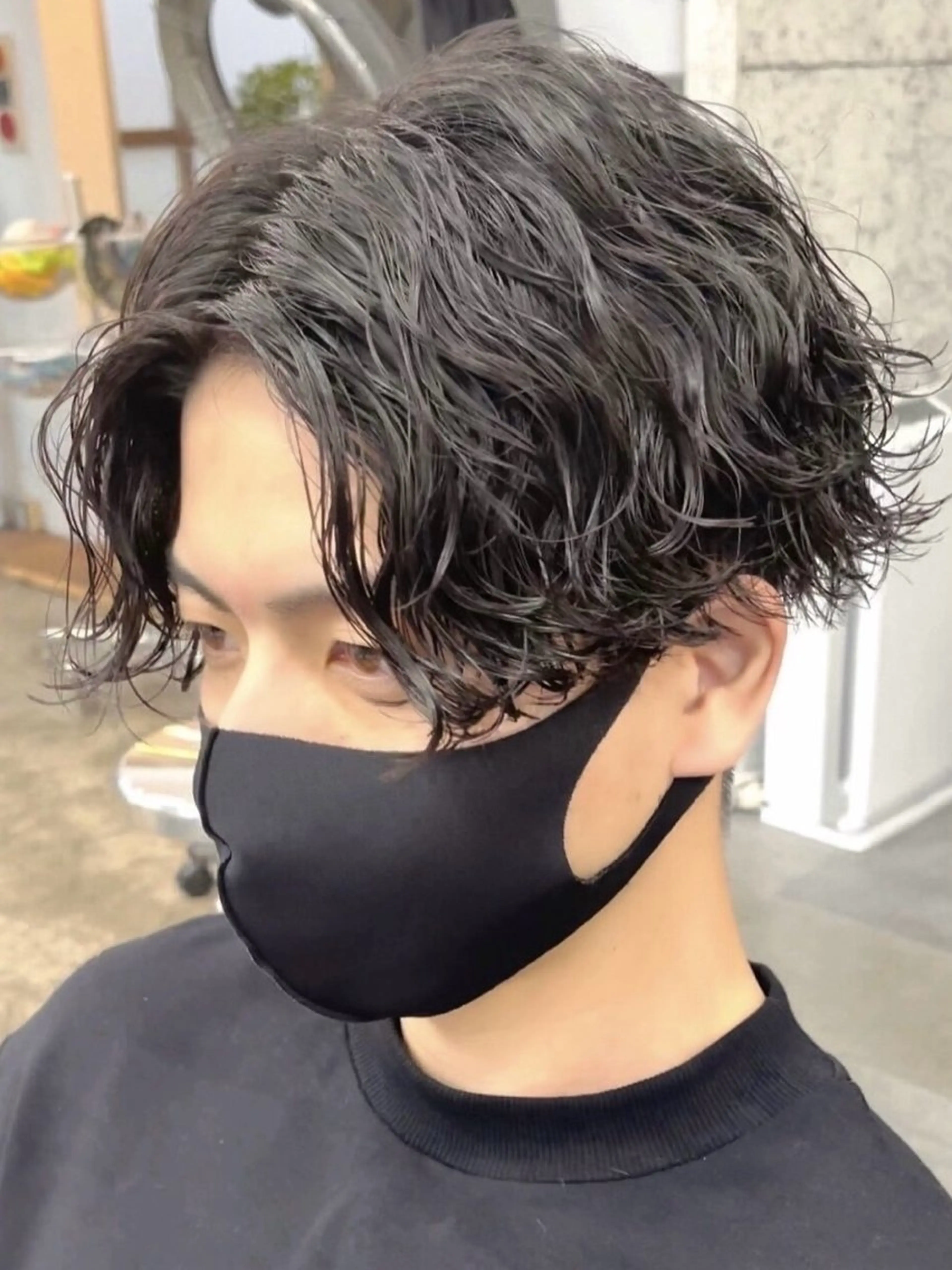 ショート パーマ メンズ カット パーマ fifth天神💥/ パーマ特化/浅井良汰のヘアスタイル