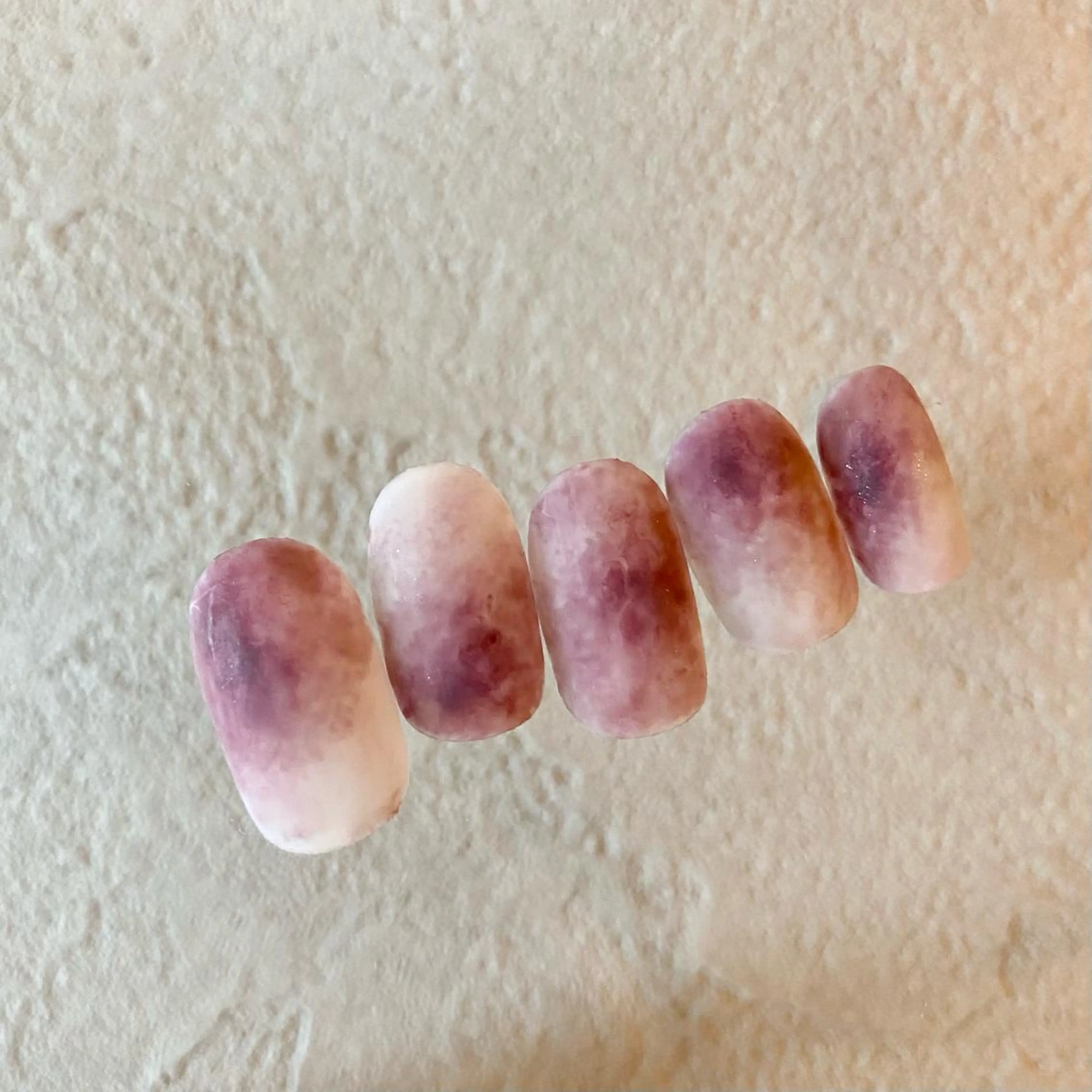 ネイル アートネイル フットネイル ニュアンスネイル 冬ネイル 山田 貴子のネイルデザイン