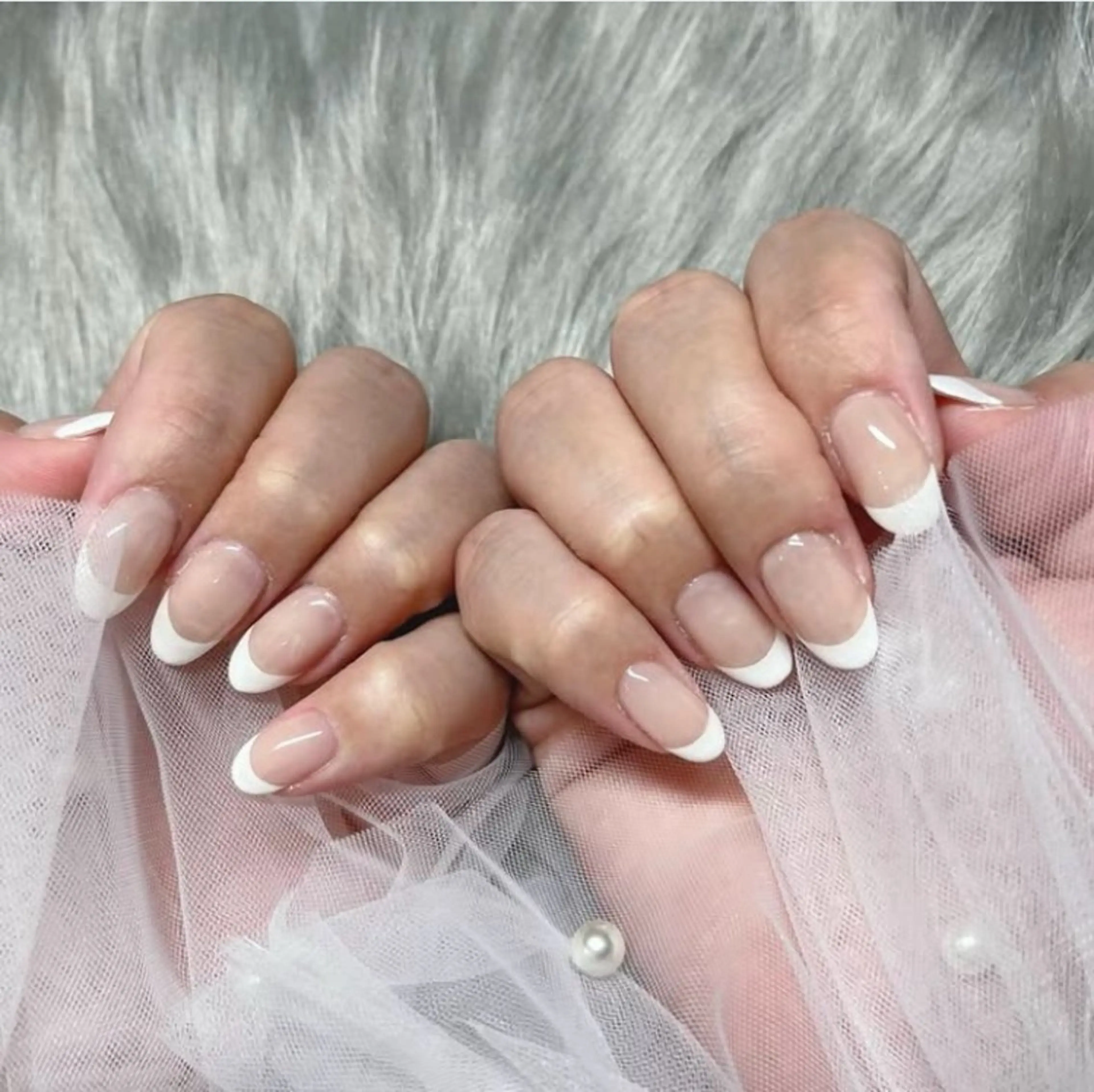 ネイル フレンチネイル kira-la キララ･:*..のネイルデザイン