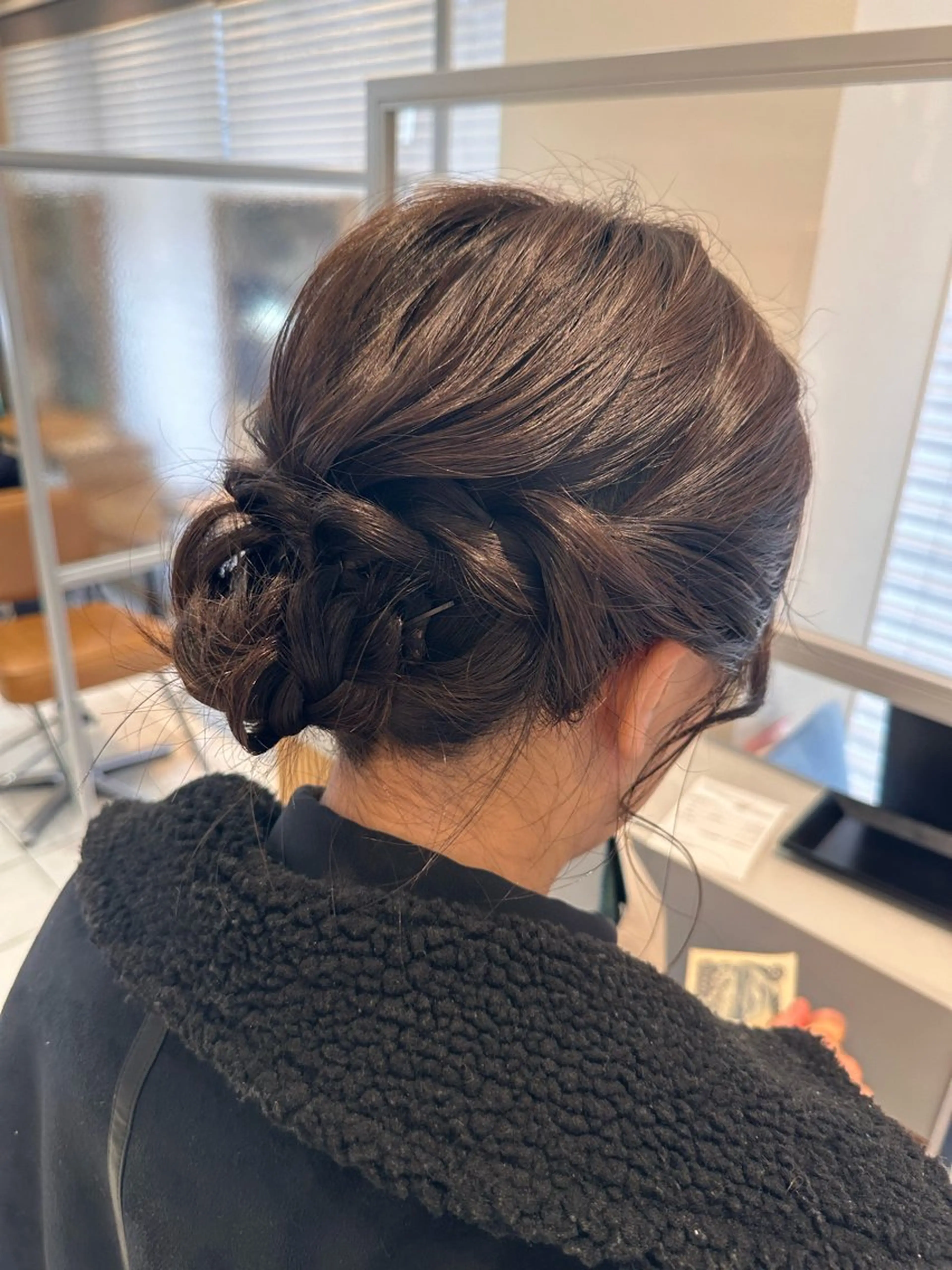 ミディアム ヘアセット レイヤーカット/韓国 🇰🇷mai💕のヘアスタイル