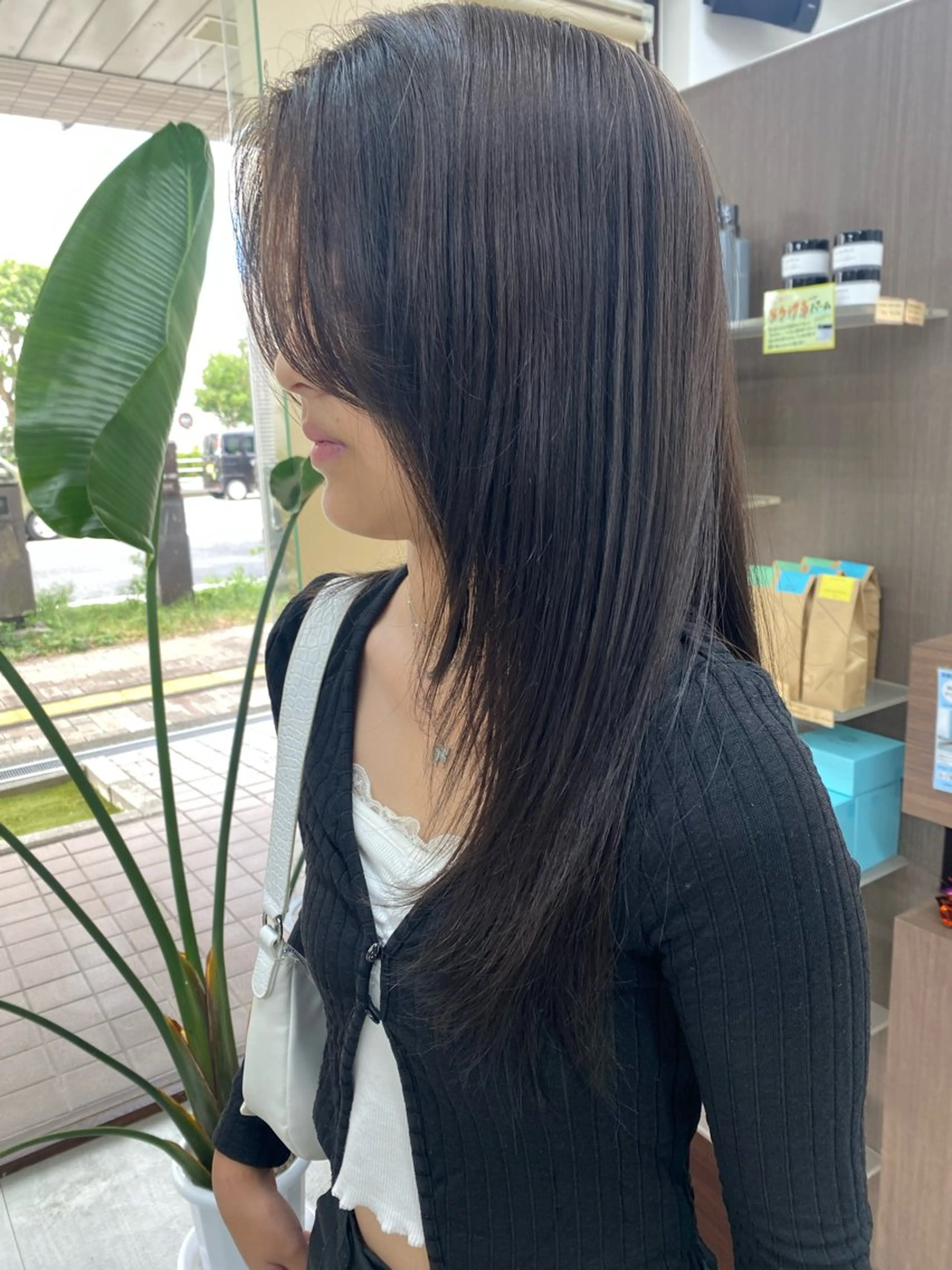 ロング 韓国風ヘア レイヤーカット 月野涼風 /レイヤーカットのヘアスタイル