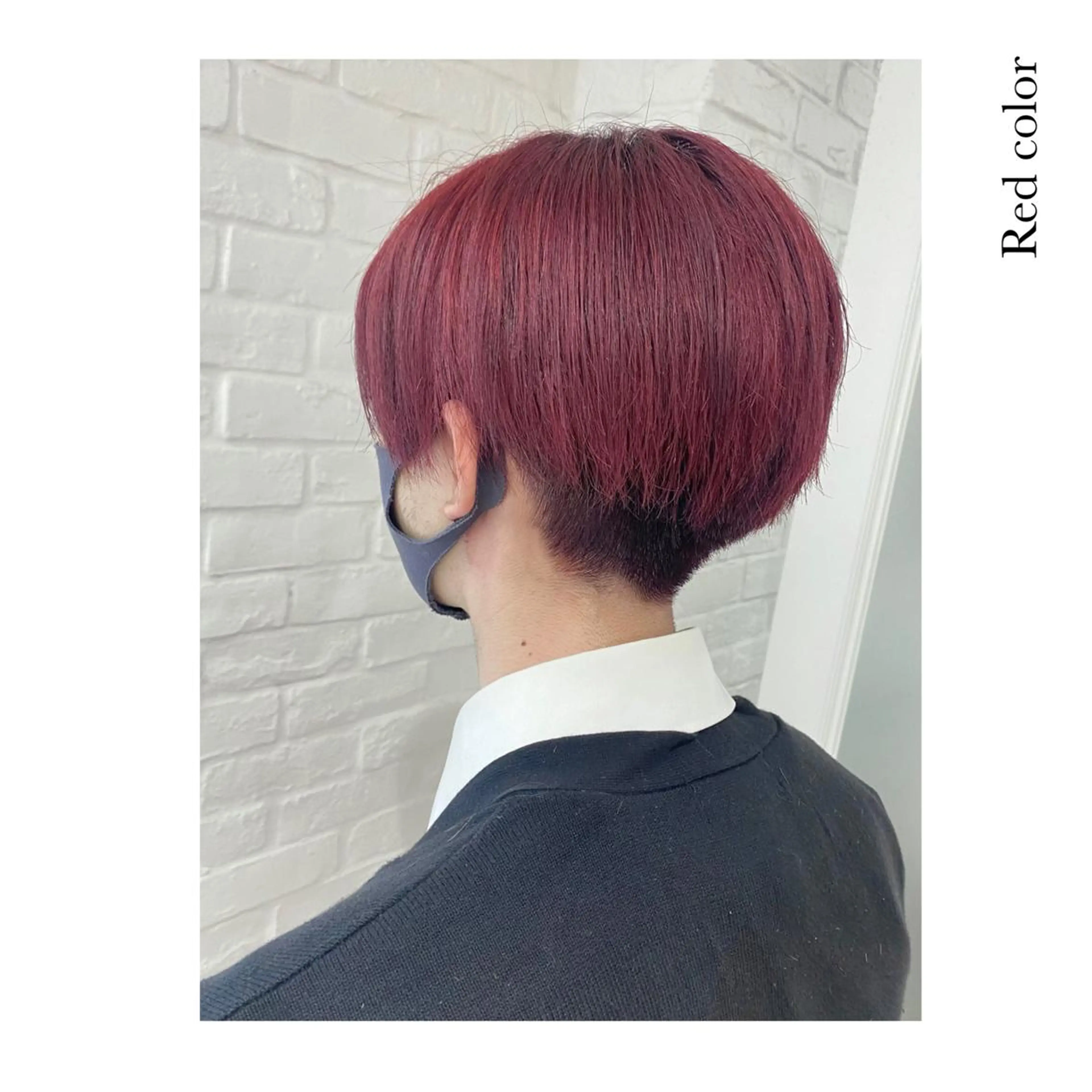 カラー メンズ Ida Akaneのヘアスタイル