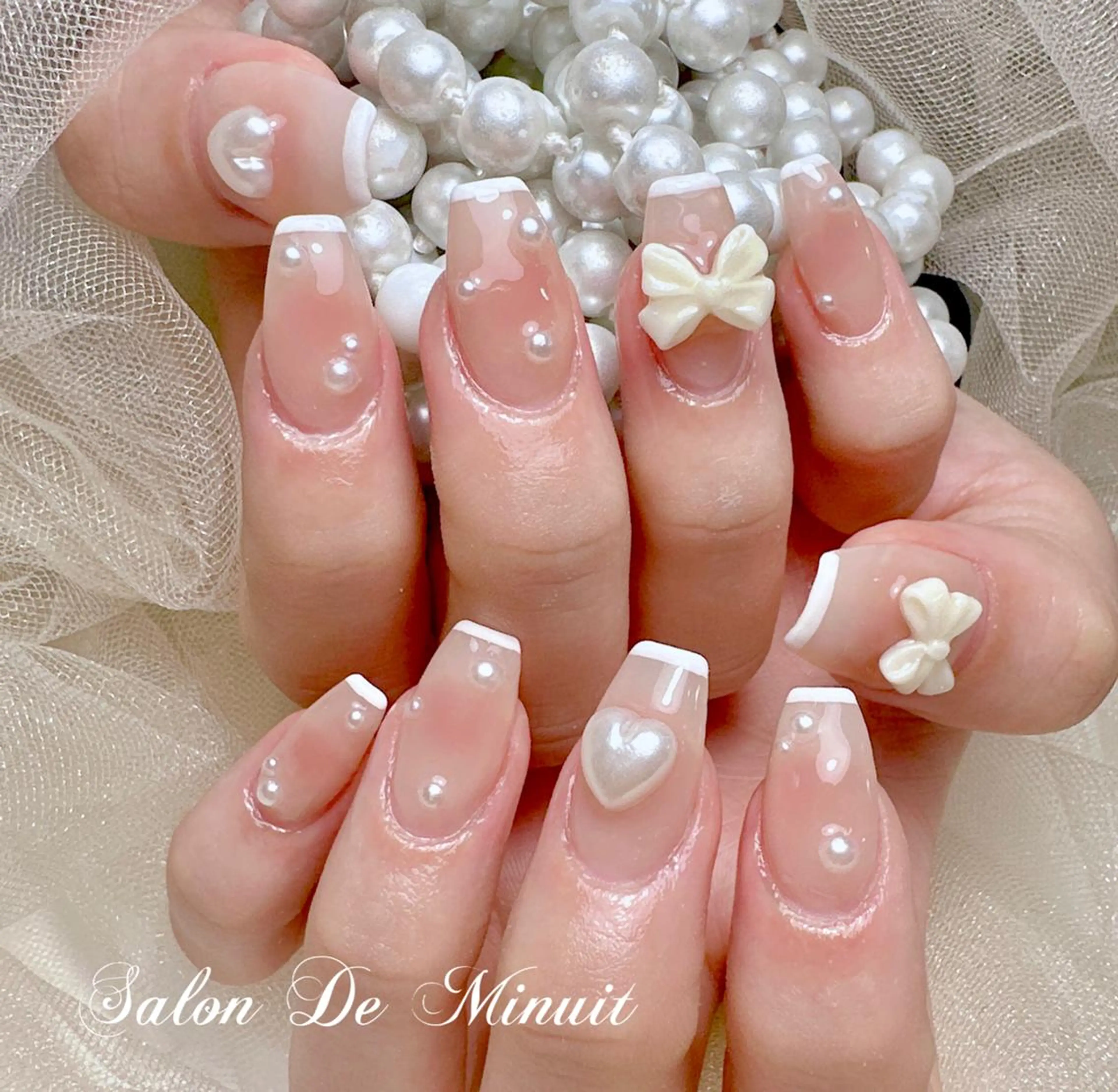 ネイル ハンドネイル ハンドケア Momo 🤍のネイルデザイン