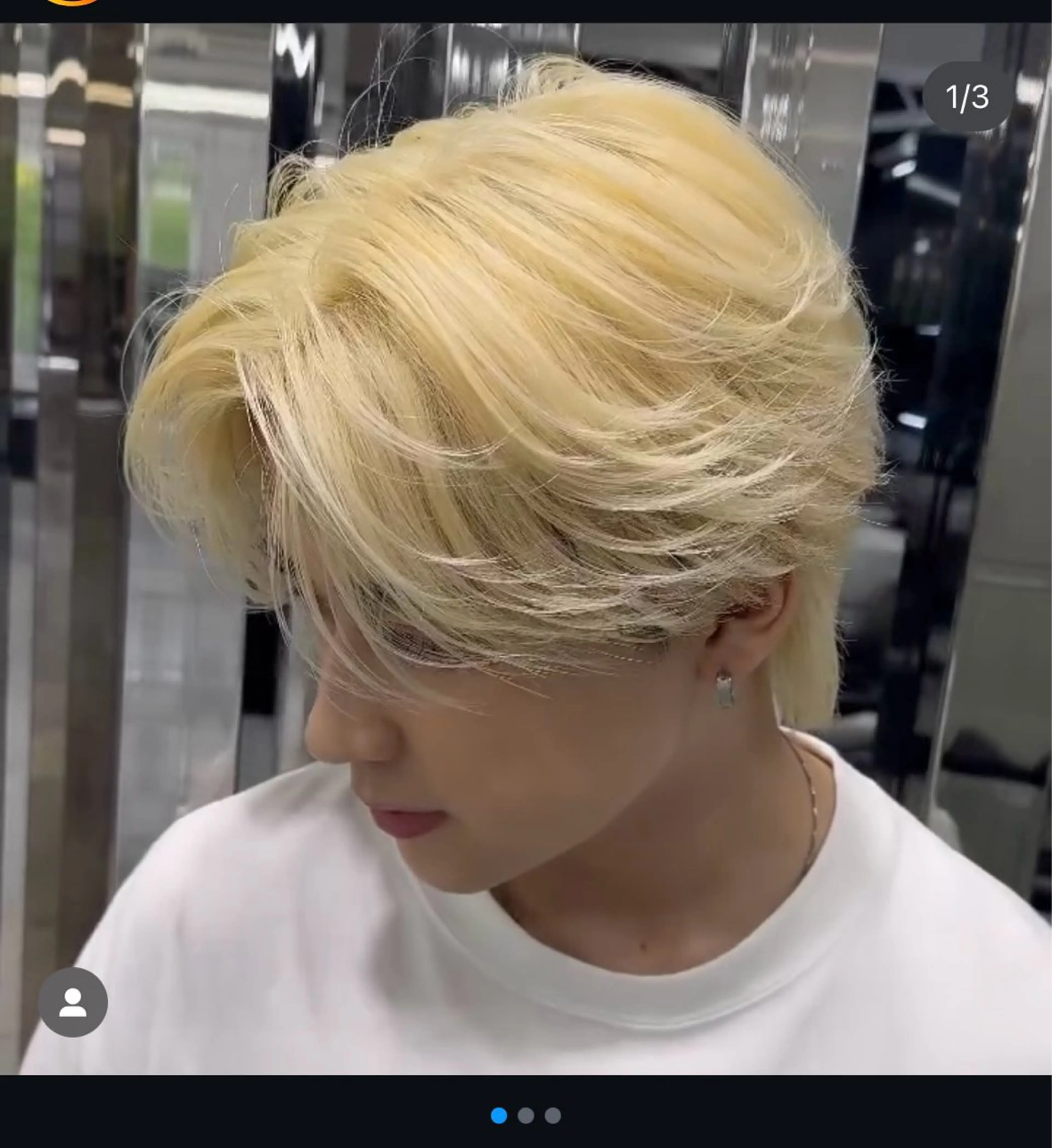 ショート ヘアカラー メンズ縮毛/ 流れる縮毛矯正石井のヘアスタイル