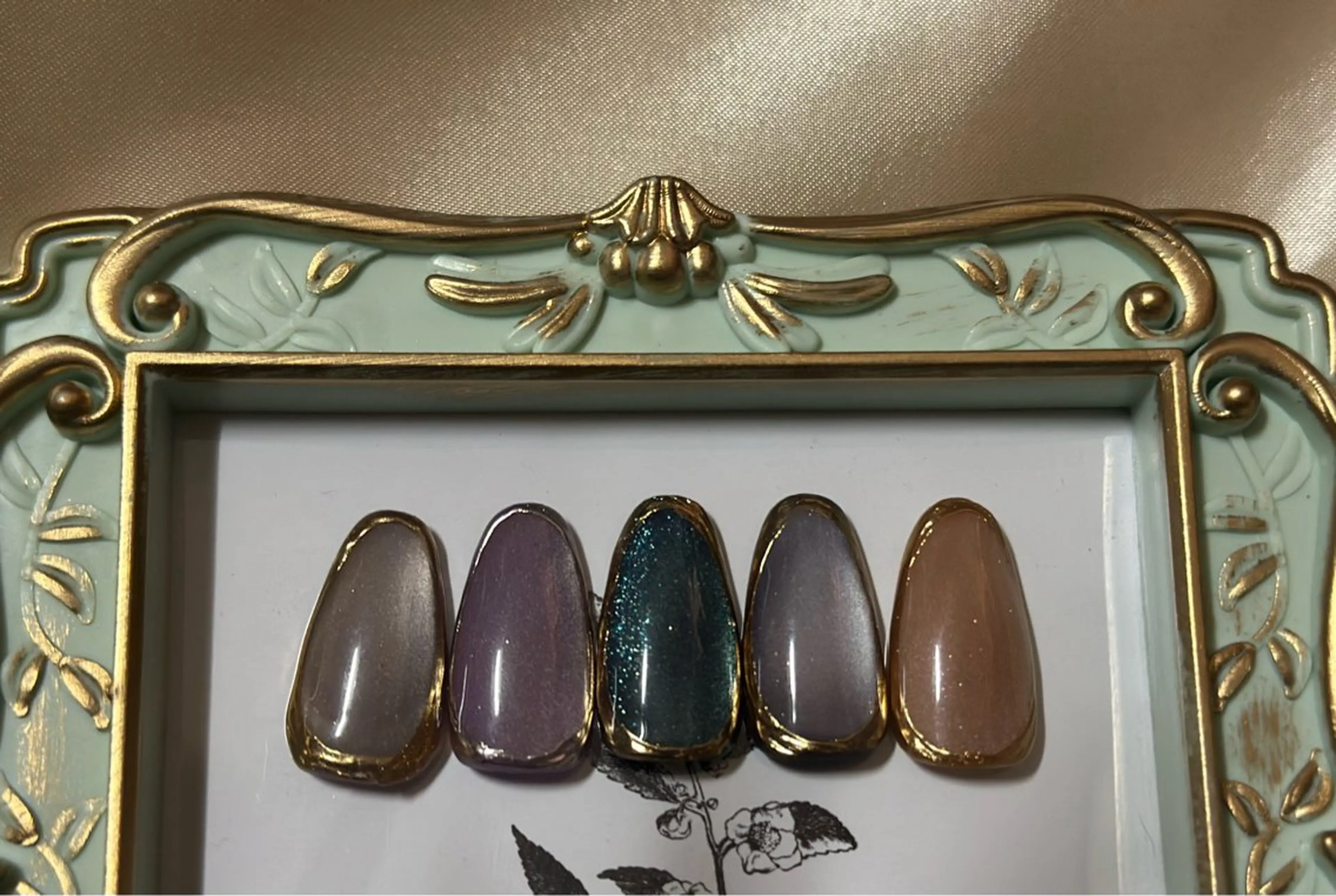 【オフ無し】Jewelry magnet（マグ×ライン囲み）の写真