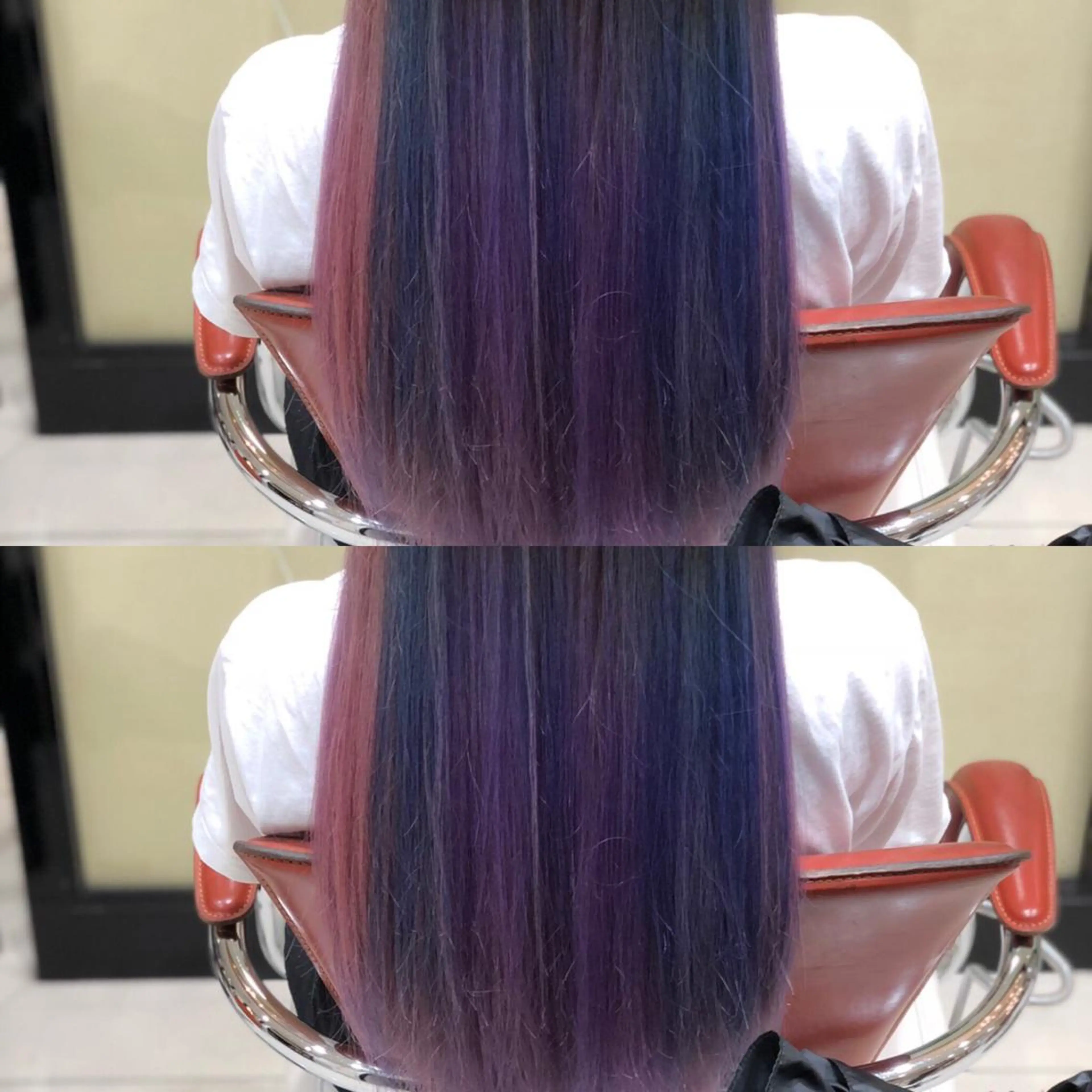 ミディアム カット ヘアカラー トリートメント Y Uのヘアスタイル