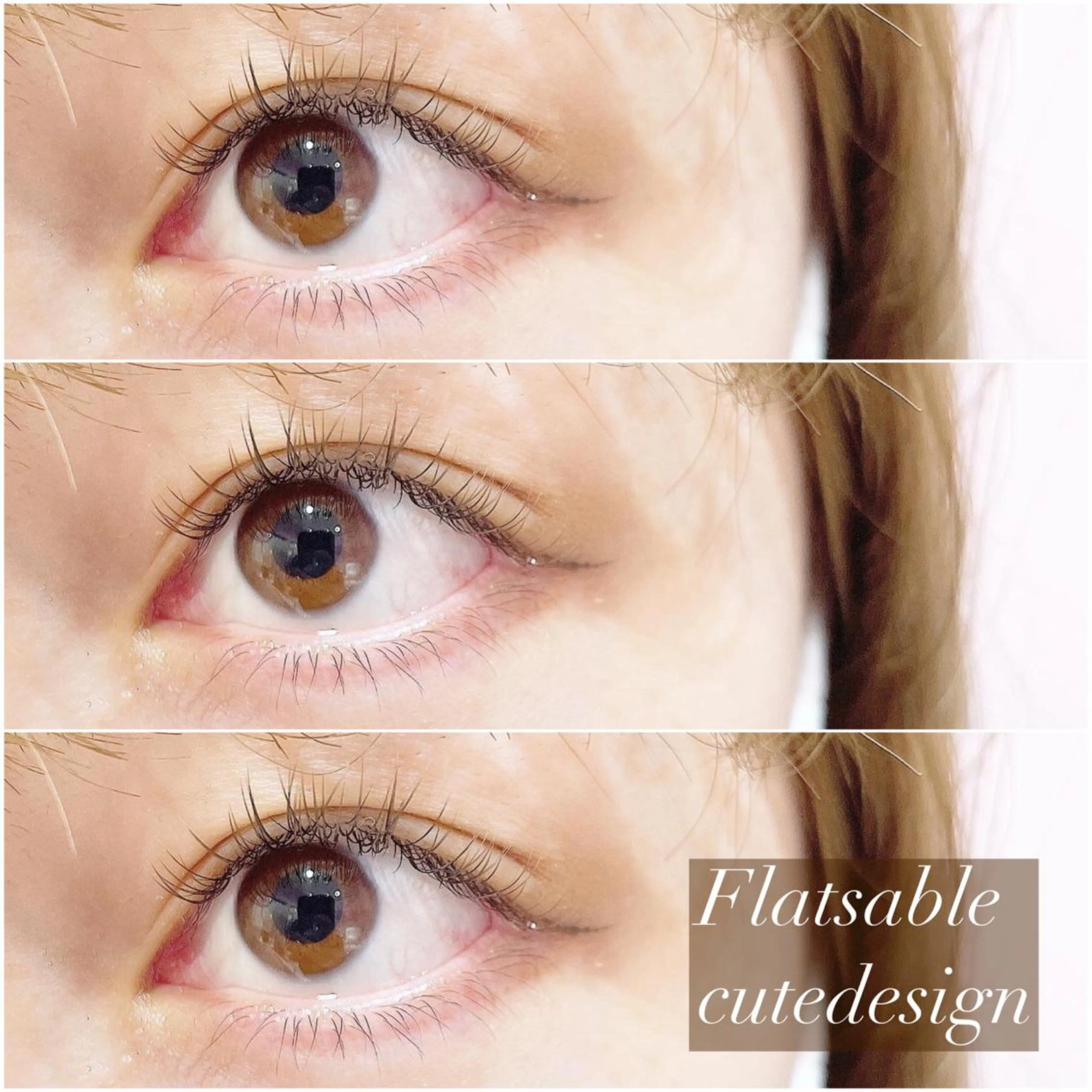 マツエク・マツパ Cカール カラーマツエク ナチュラル セーブル トップアイリスト やつだ🐩のマツエク・マツパデザイン