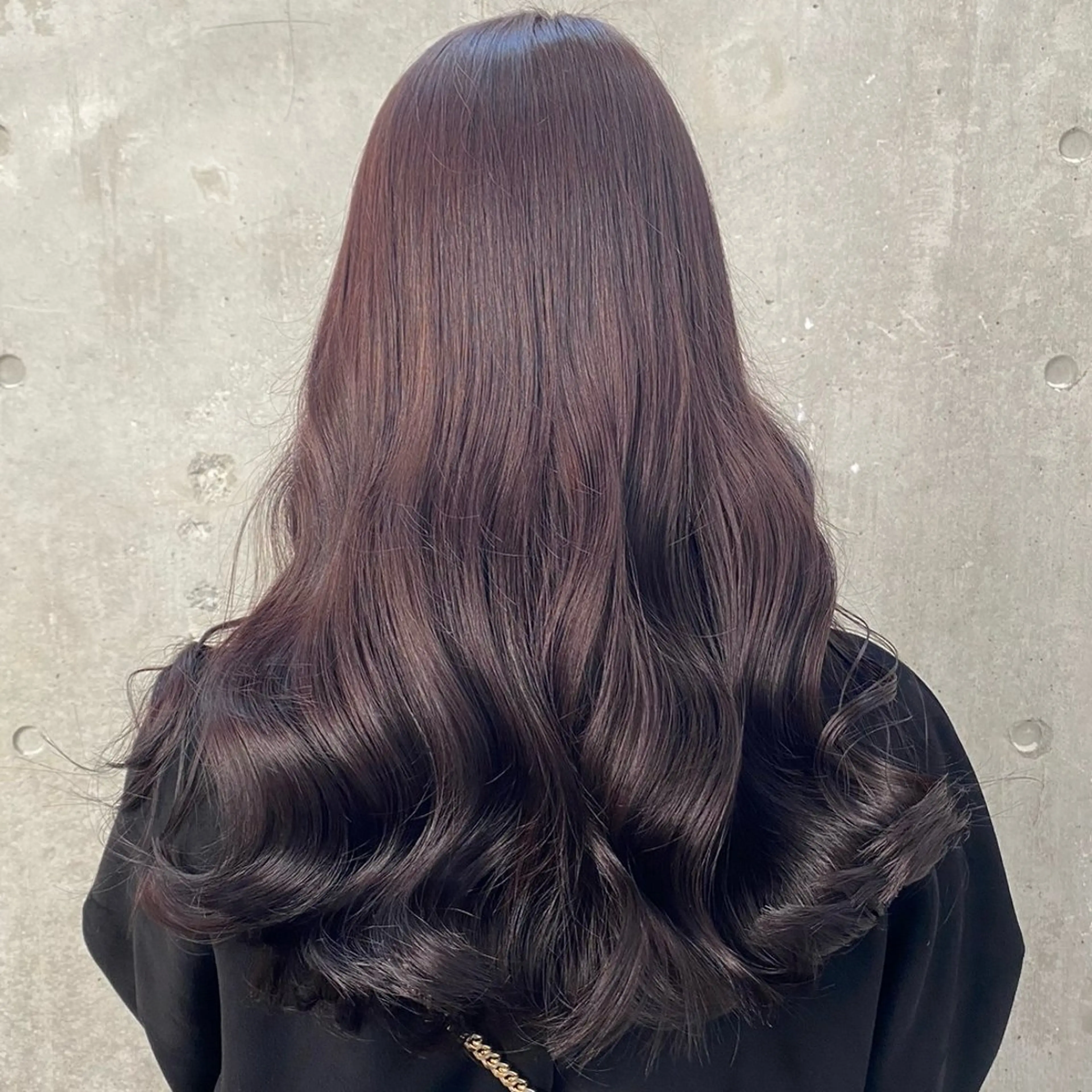 セミロング カラー ヘアカラー 大人っぽ♡上品な暖色 ♡ブリーチなし♡のヘアスタイル