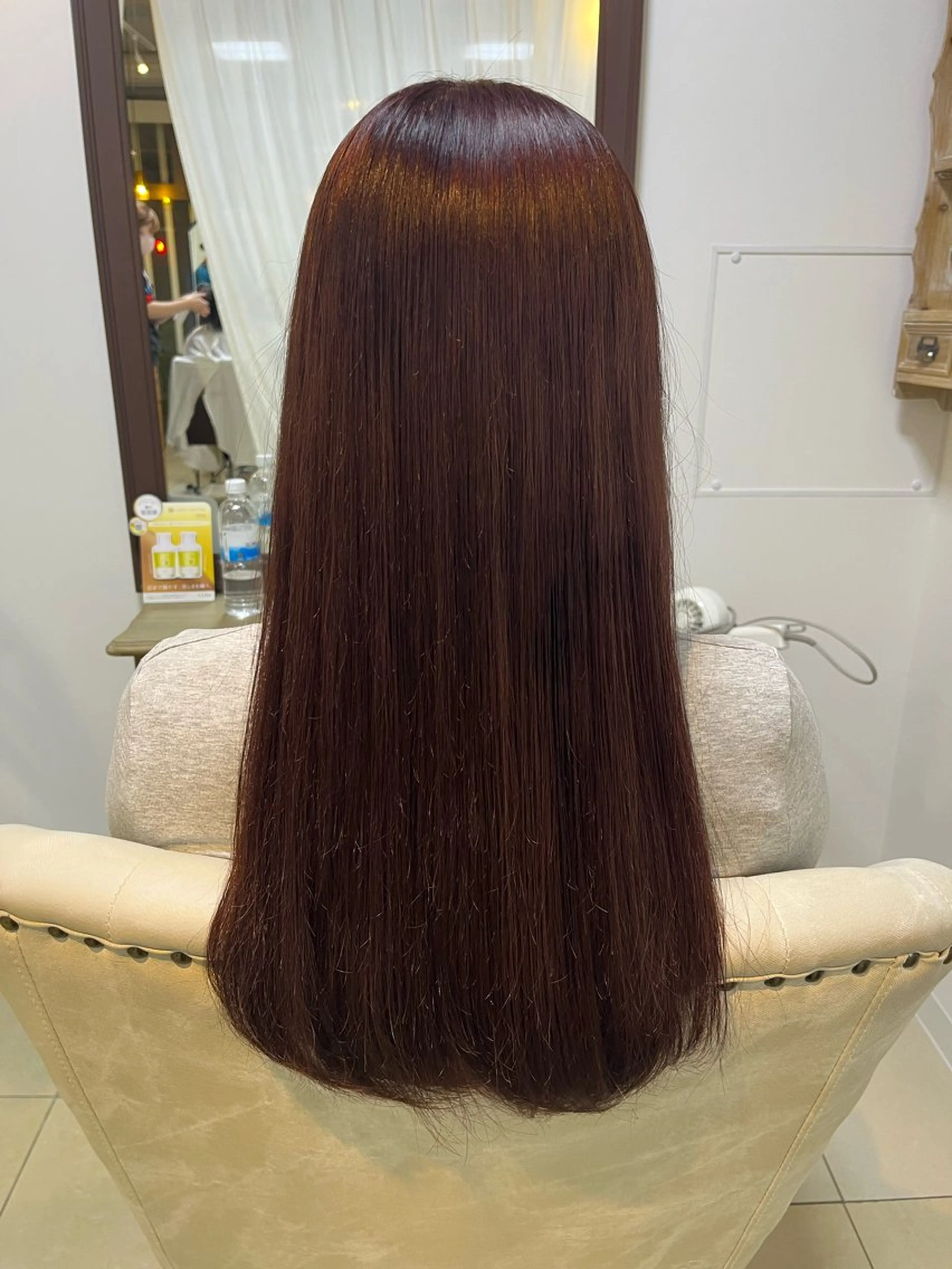 ロング カラー レッドカラー ヘアカラー emu天文館店所属・emu🤍𐙚 Miyuのヘアスタイル