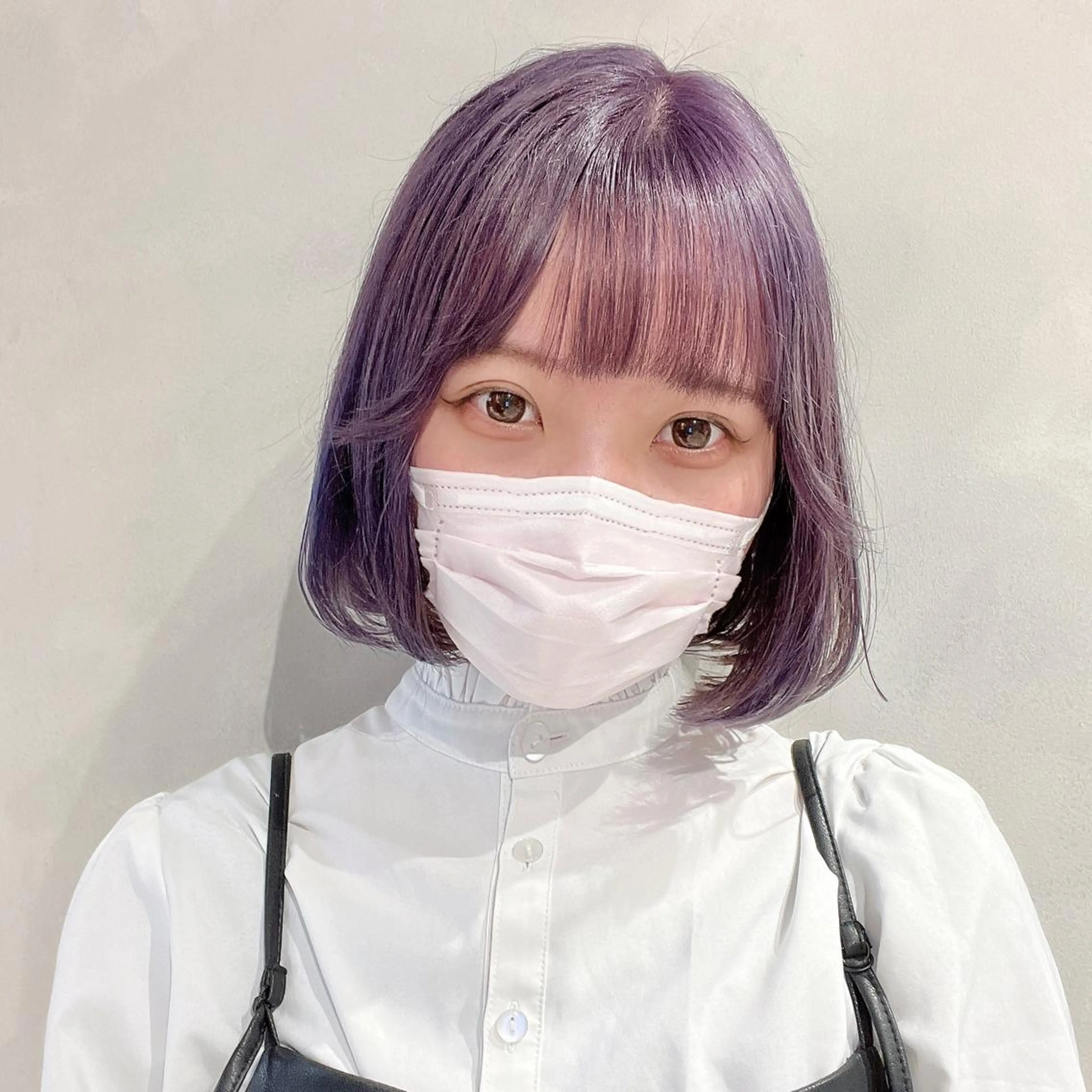 ショート カラー 🤍髪質改善➕透明感 カラー🤍川上葵のヘアスタイル