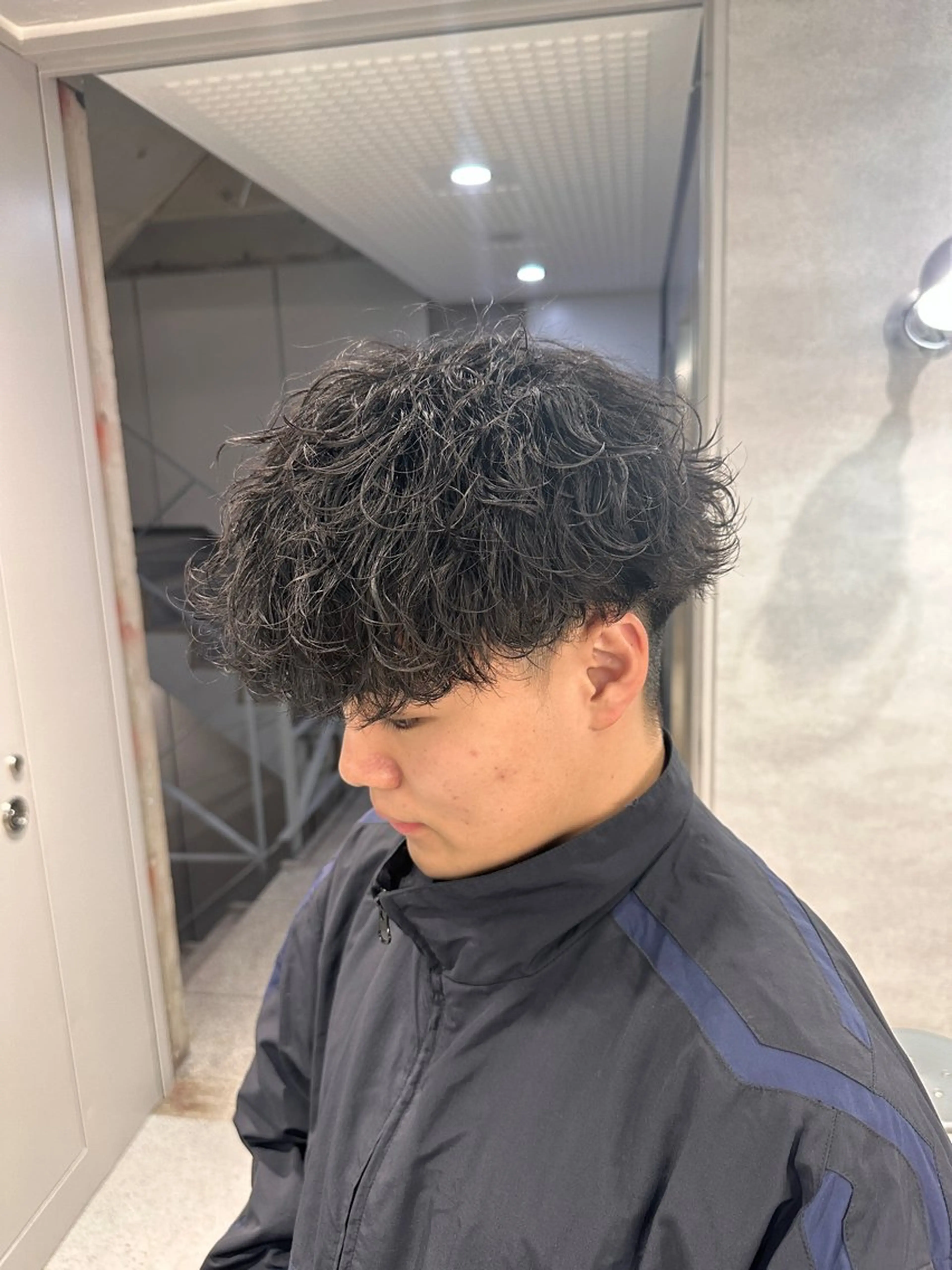 ショート パーマ メンズ 【メンズサロン】 BLUCK 横浜のヘアスタイル