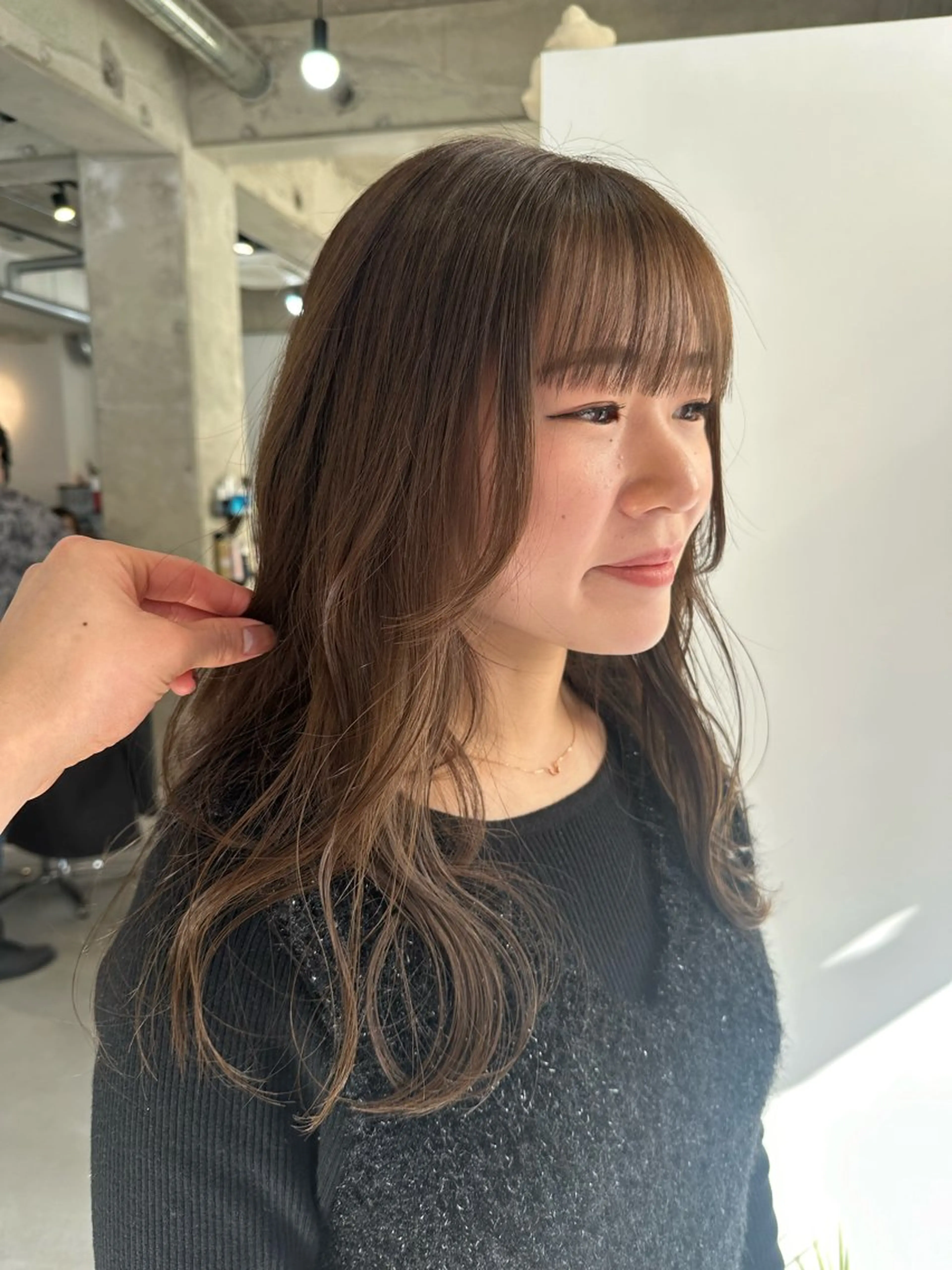 ロング カラー レイヤーカット カット ヘアカラー トリートメント カイリ /レイヤーカットのヘアスタイル