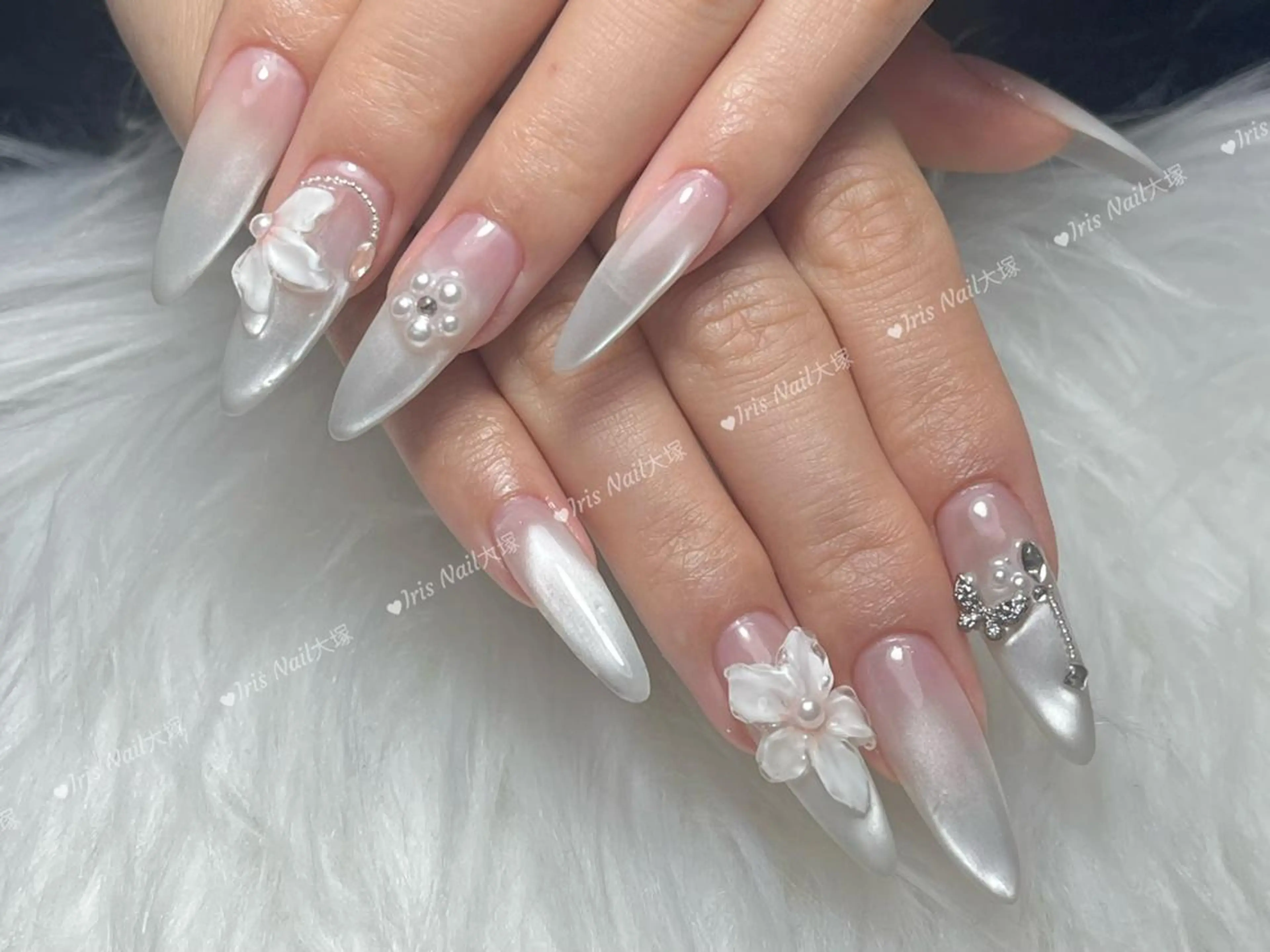 ネイル アートネイル 春ネイル ハンドネイル ハンドケア IRIS NAIL大塚のネイルデザイン