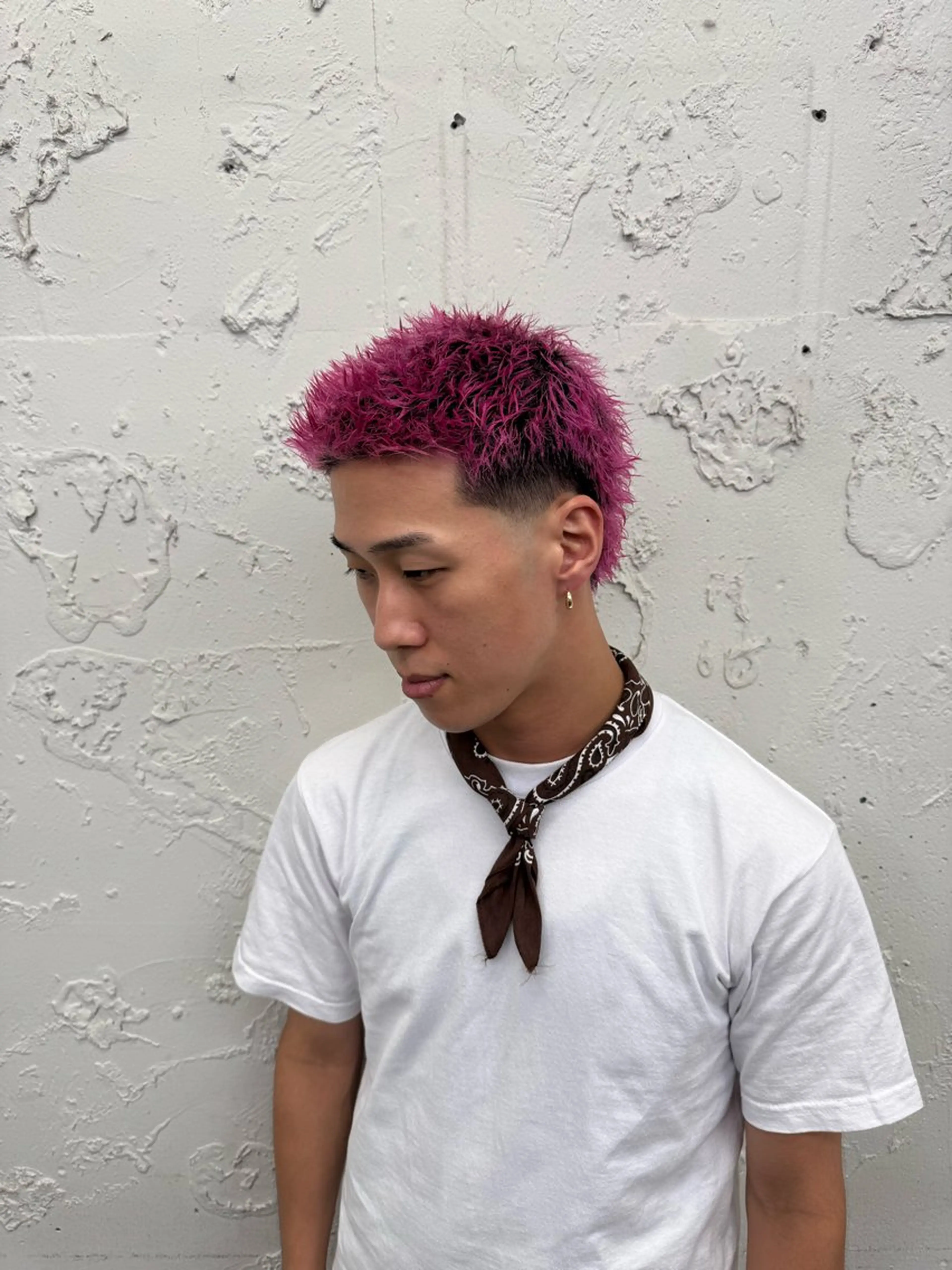 ショート メンズ メンズパーマ マレットヘア カット トリートメント Hair salon f所属・💈メンズ特化💈 TASUKUのヘアスタイル