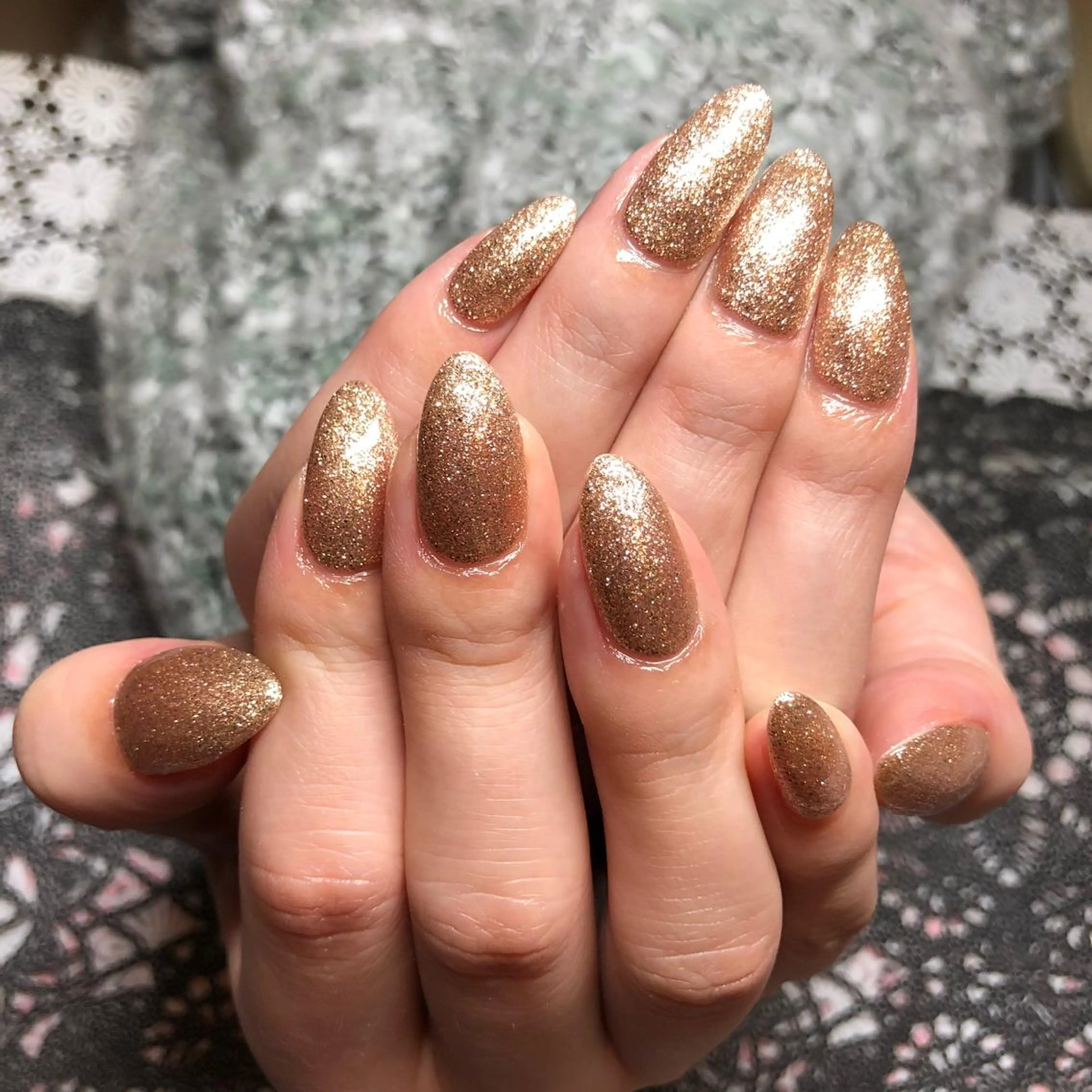 ネイル ジェルネイル ラメ(グリッター) ワンカラーネイル J terrace Nailのネイルデザイン