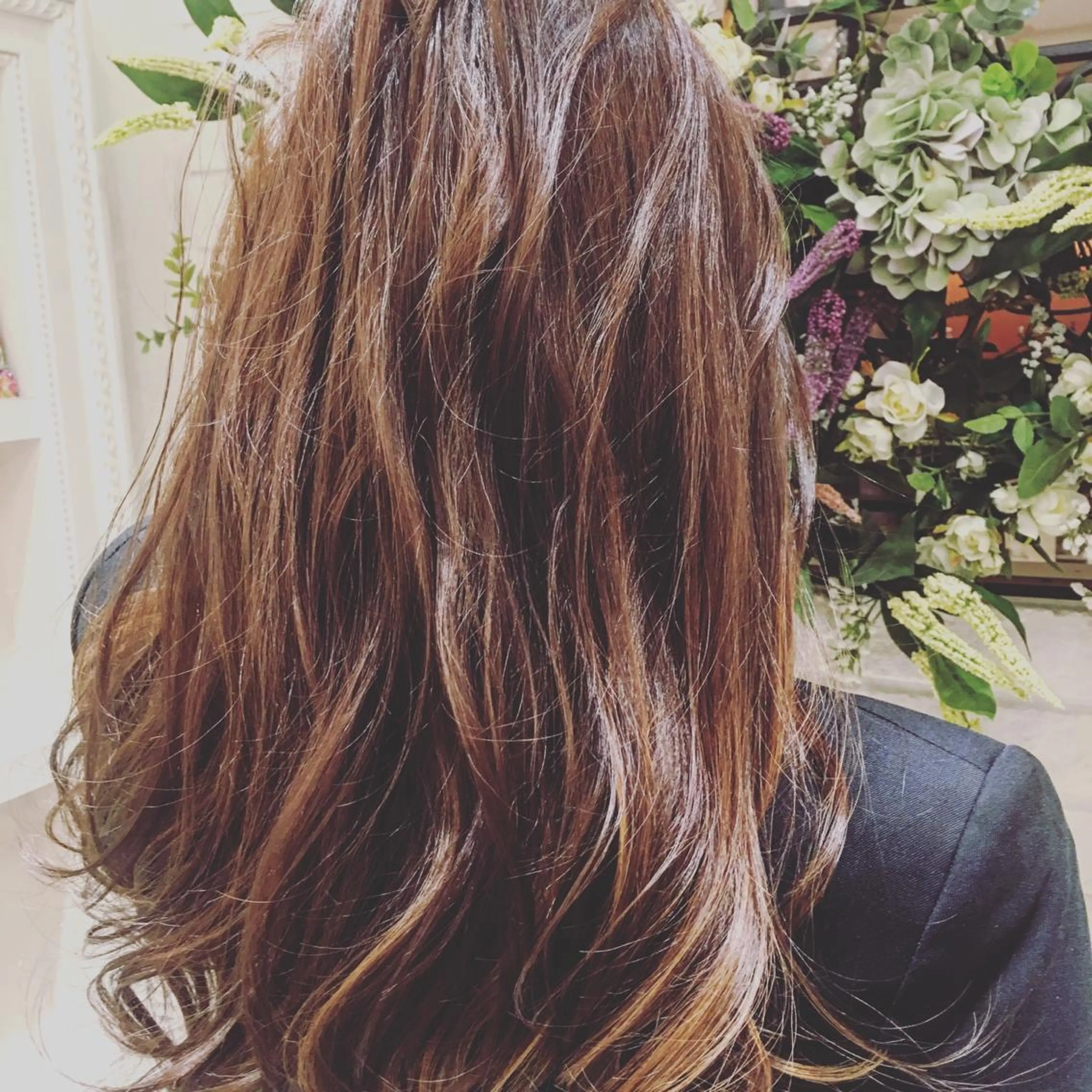 ロング カラー アッシュ ベージュカラー ブルーカラー ブルーアッシュ ハイライトカラー 🌟Noble 白金台店⭐️のヘアスタイル