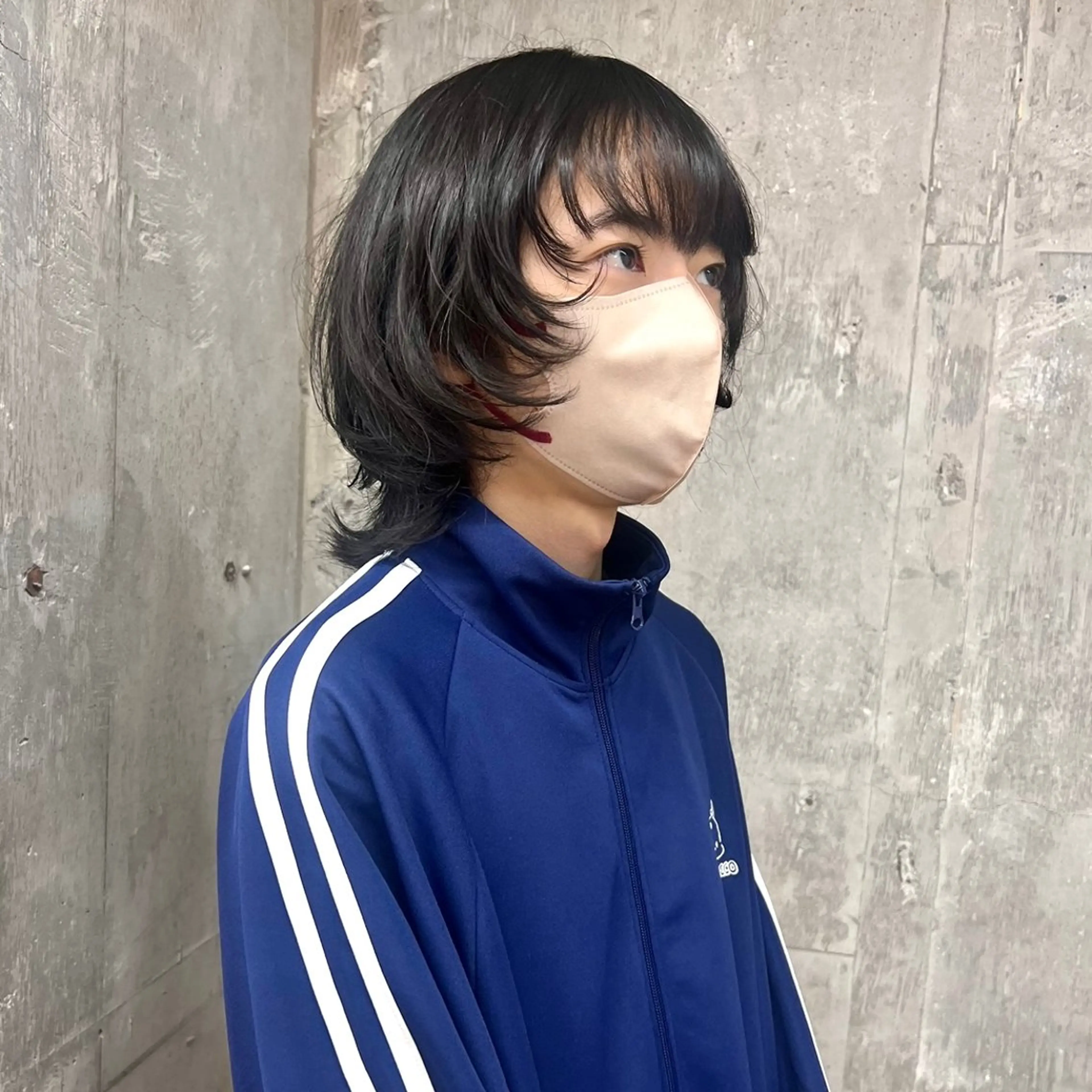 メンズ メンズウルフカット ウルフカット カット 韓国ヘア /男女❄️ 細江 美紅のヘアスタイル