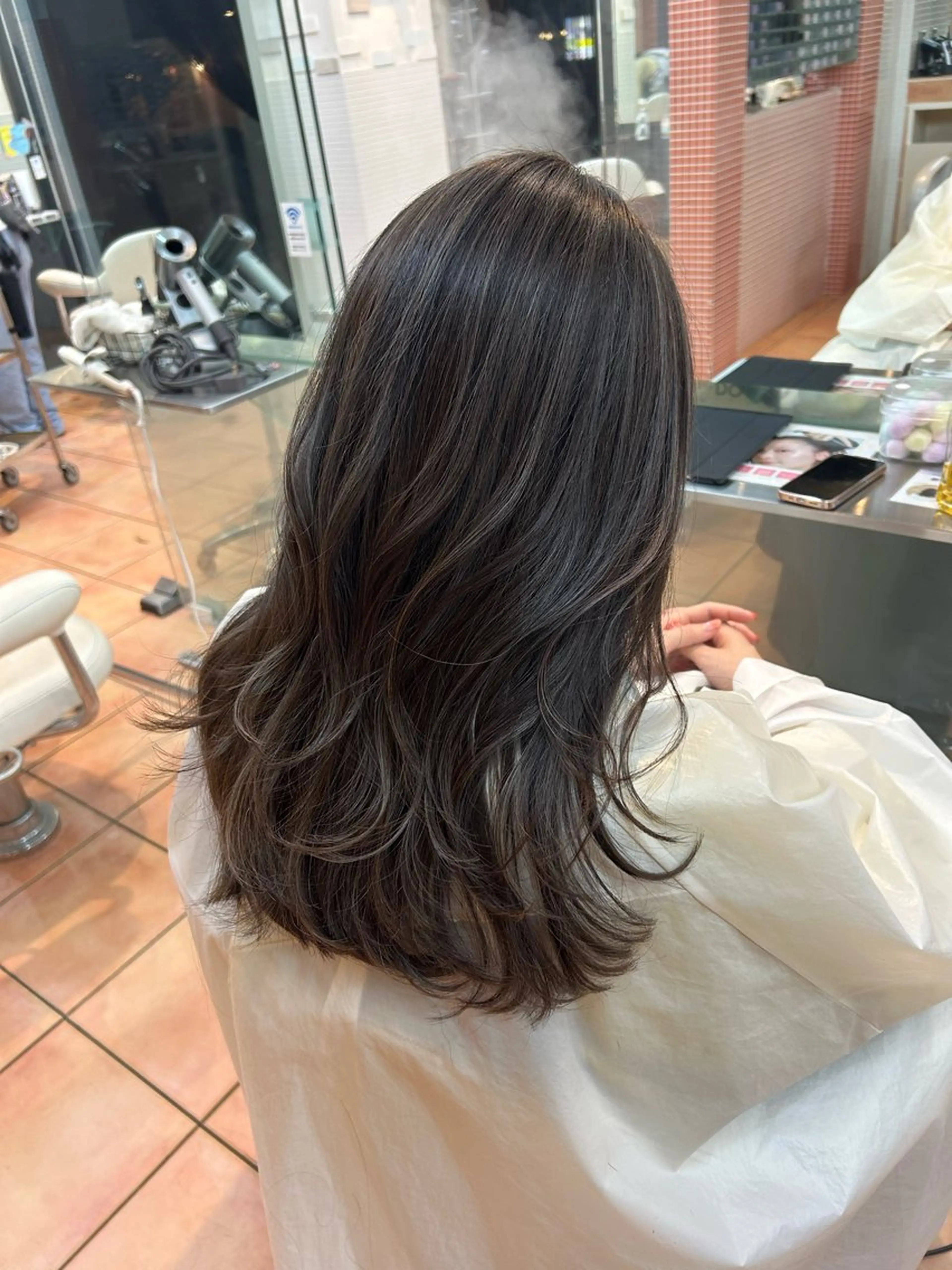 ロング カラー ハイライトカラー ハイライト カット ヘアカラー ayaka 大宮のヘアスタイル