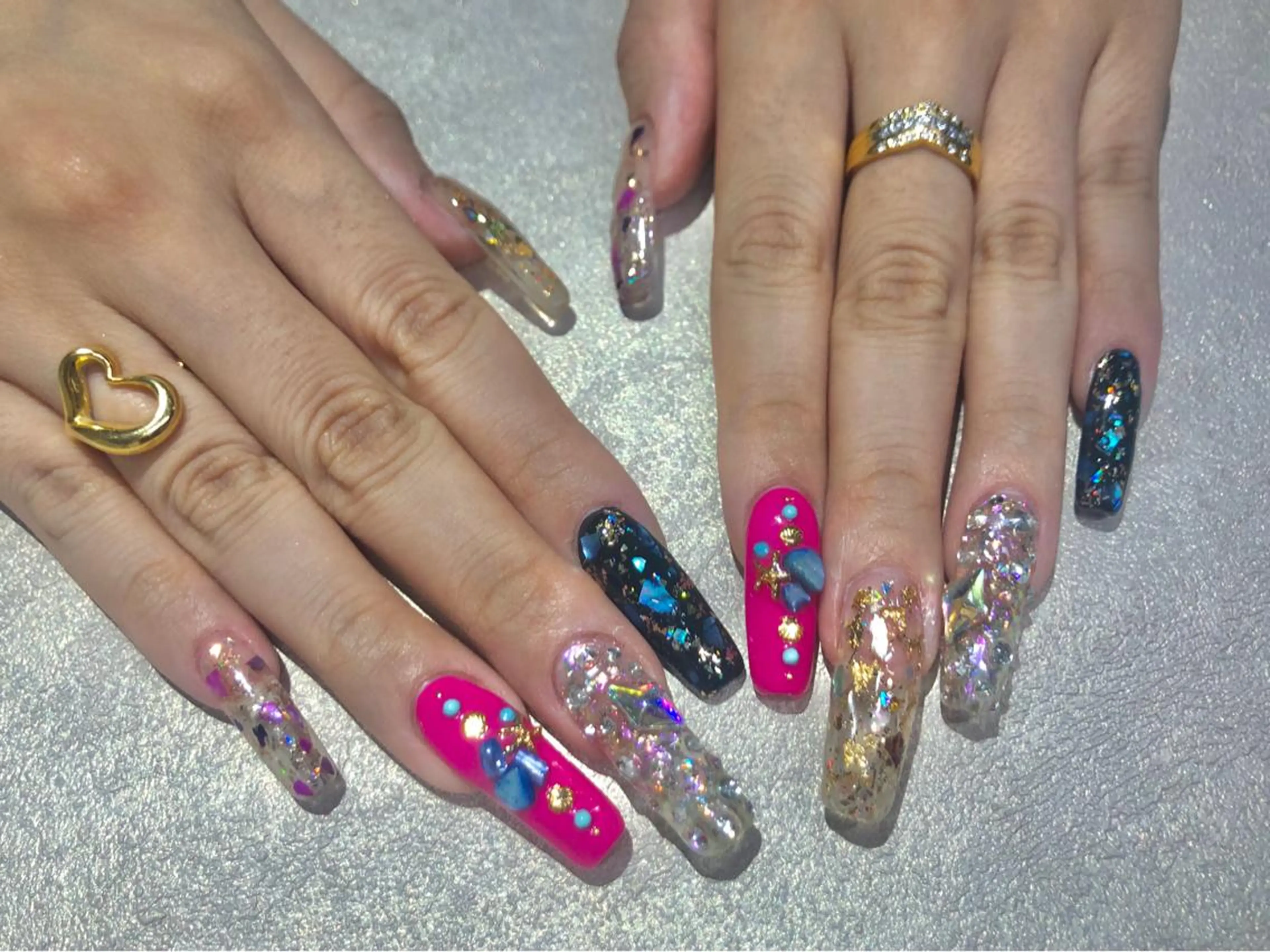 ネイル Amber21.所属・Nagahama Akariのネイルデザイン