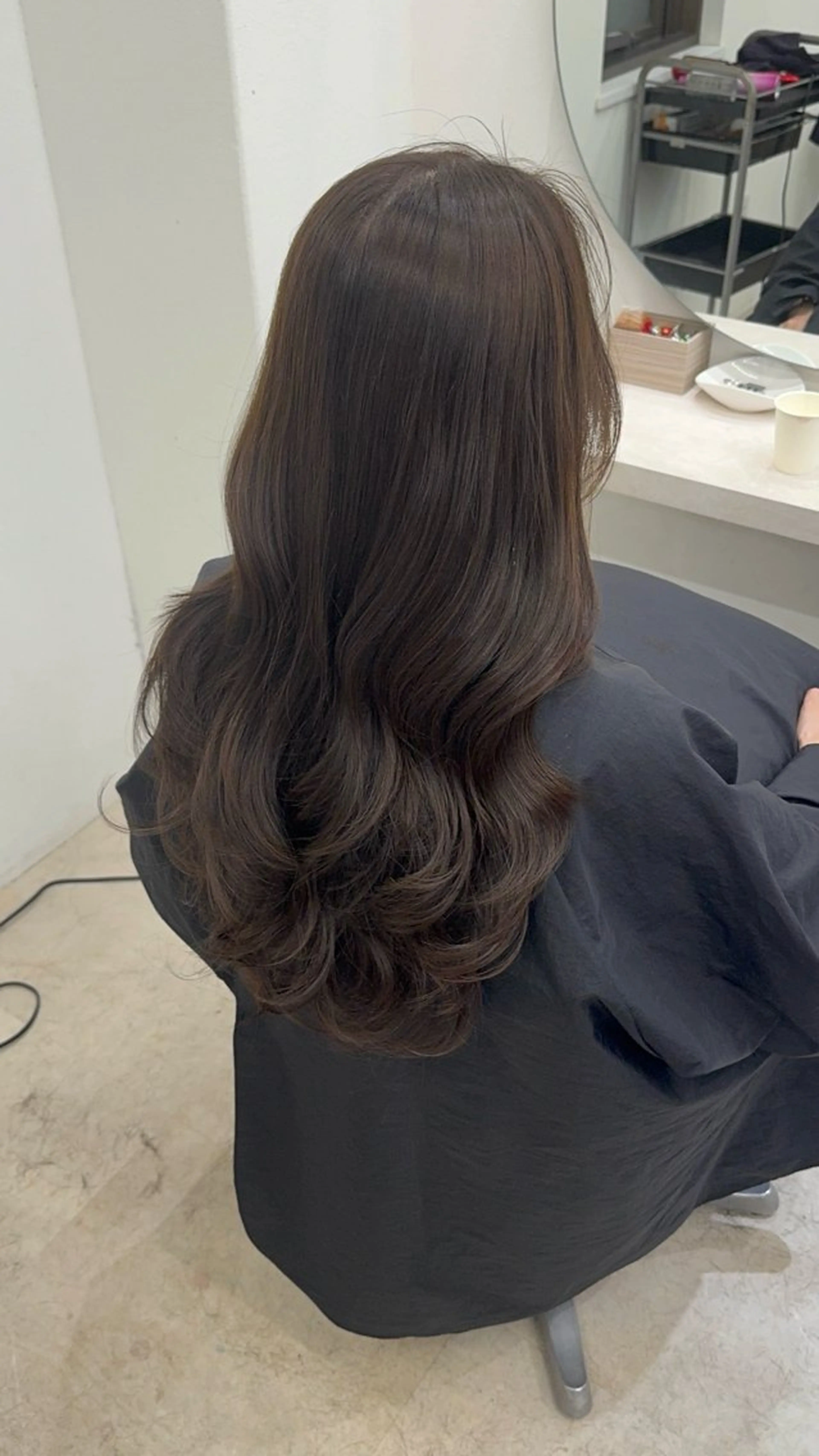 ロング レイヤーカット カット ヘアカラー トリートメント 韓国風cut/ 縮毛矯正/正岡幹康のヘアスタイル