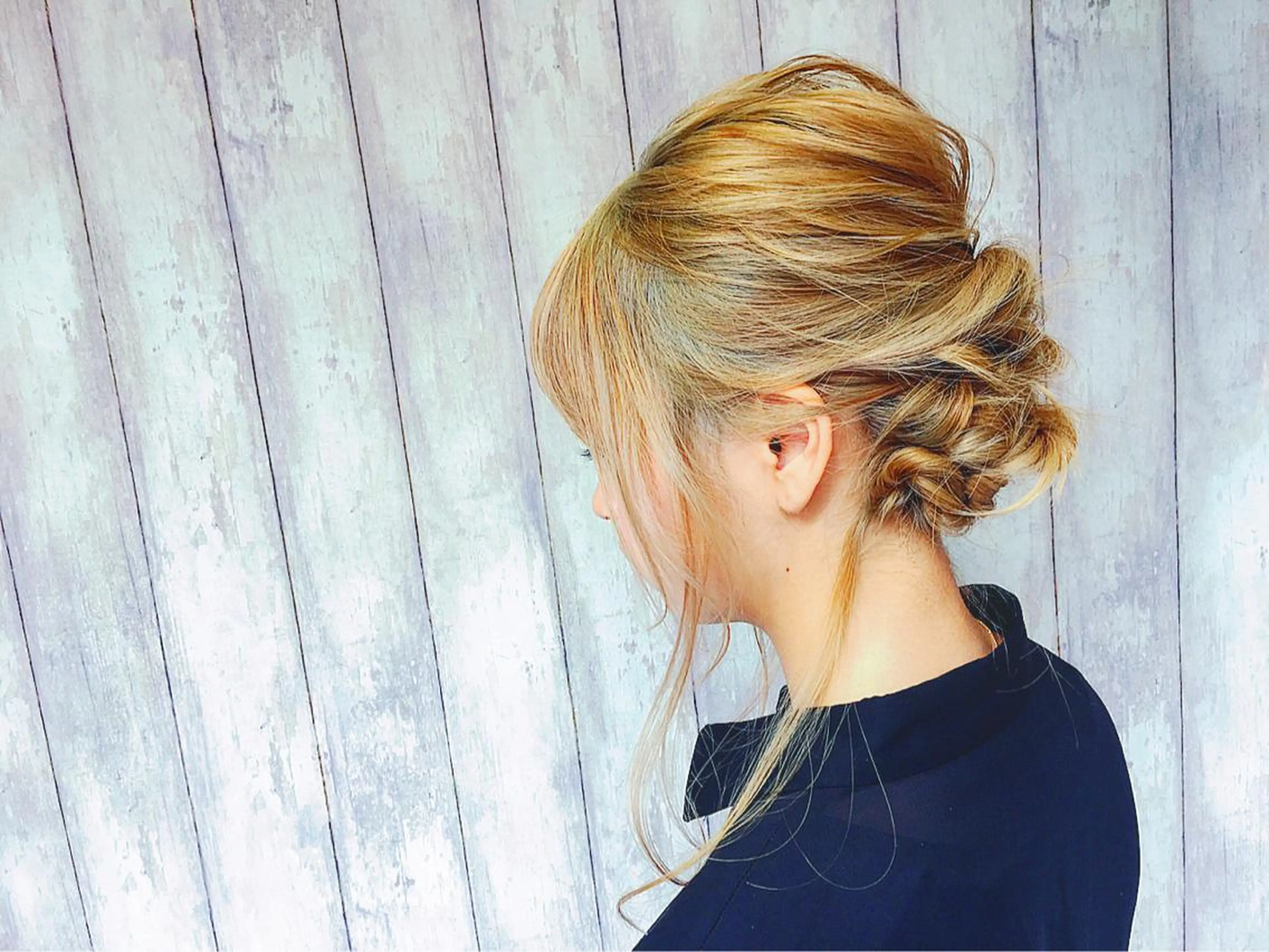 ミディアム セミロング ロング カラー ヘアアレンジ boutique misakiのヘアスタイル